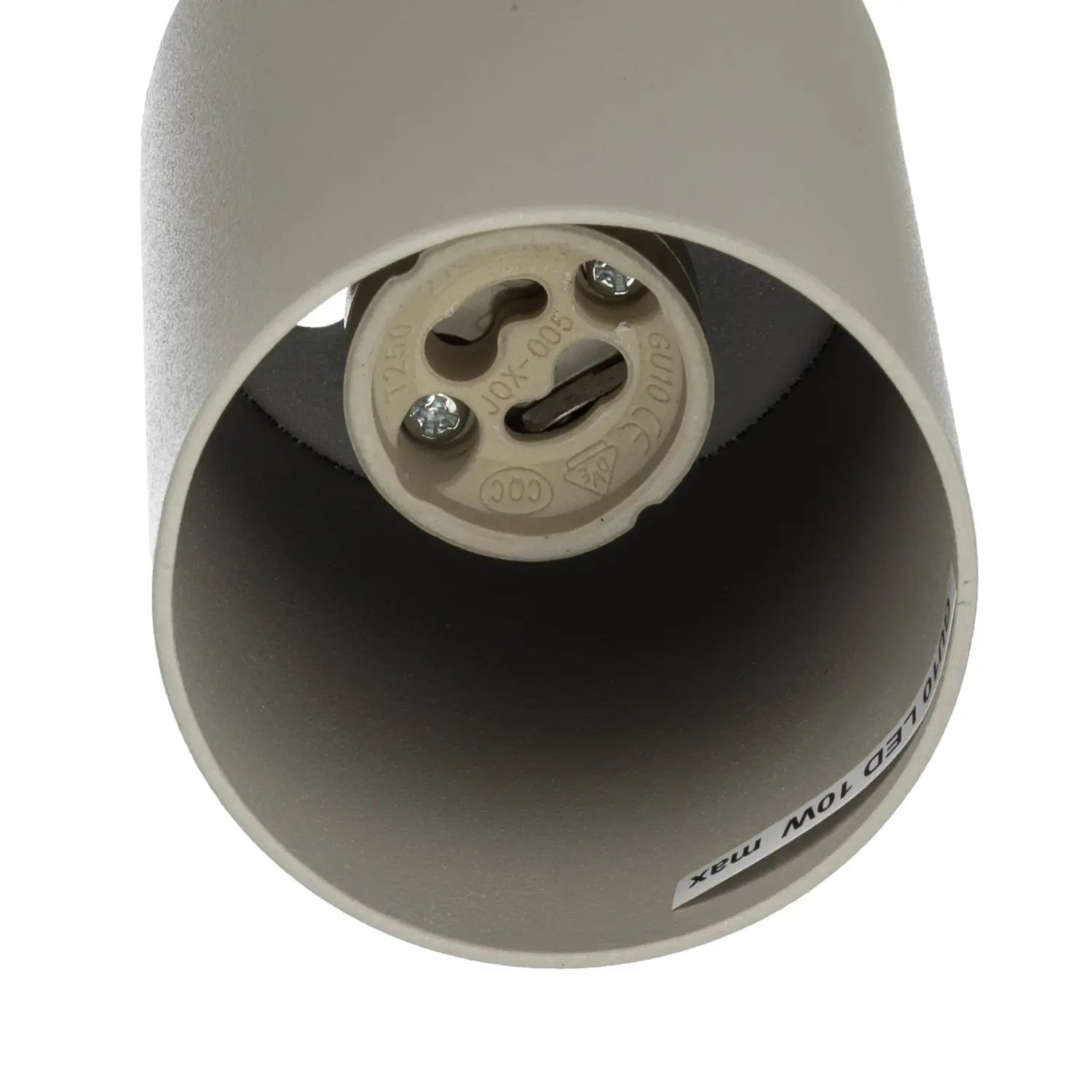 B-Ware Deckenstrahler Spot Zoom Lampe Grau Beige Stahl Deckenleuchte Gu10 3 Flg  - 5907555378460