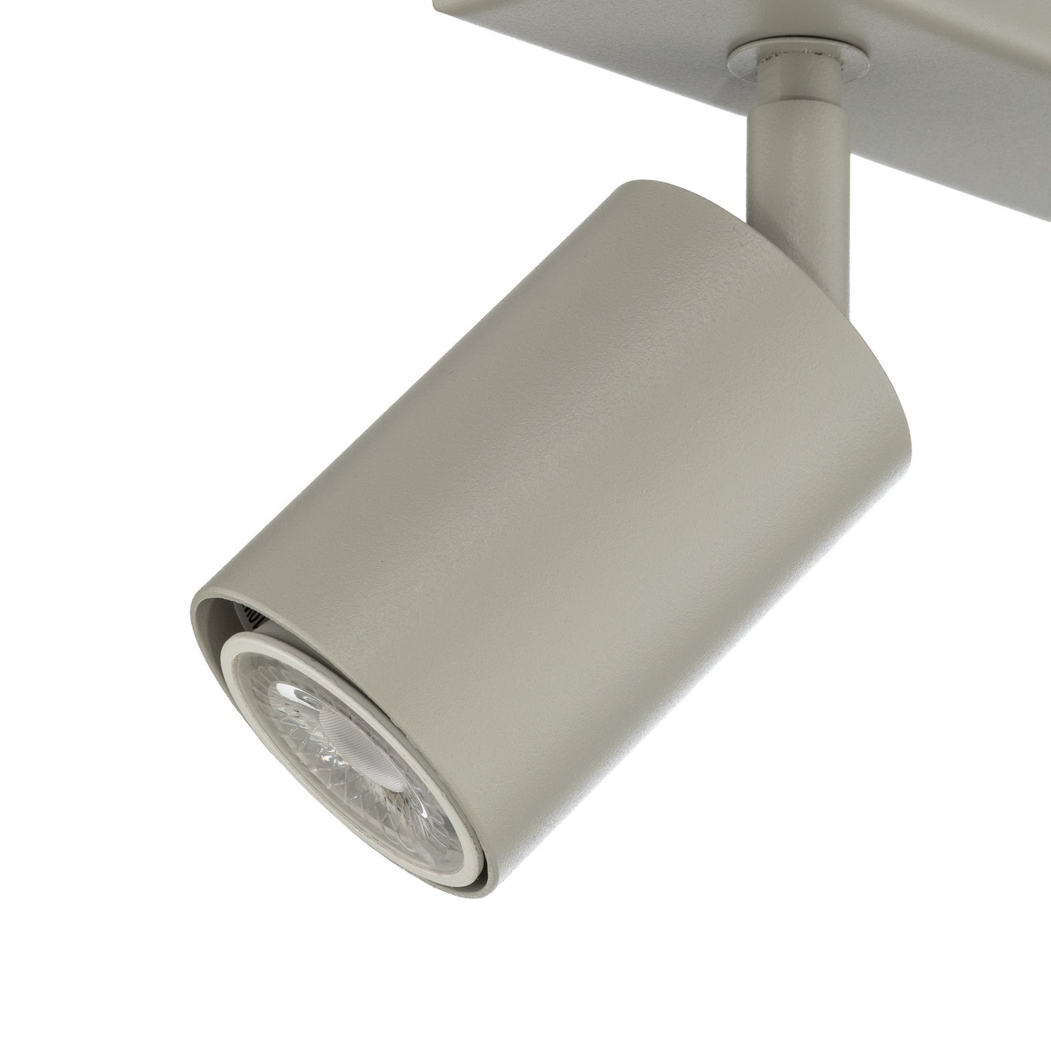 B-Ware Zoom Deckenstrahler Deckenleuchte Strahler 4 Flammig Stahl Grau Beige Gu10 - 5907555378477
