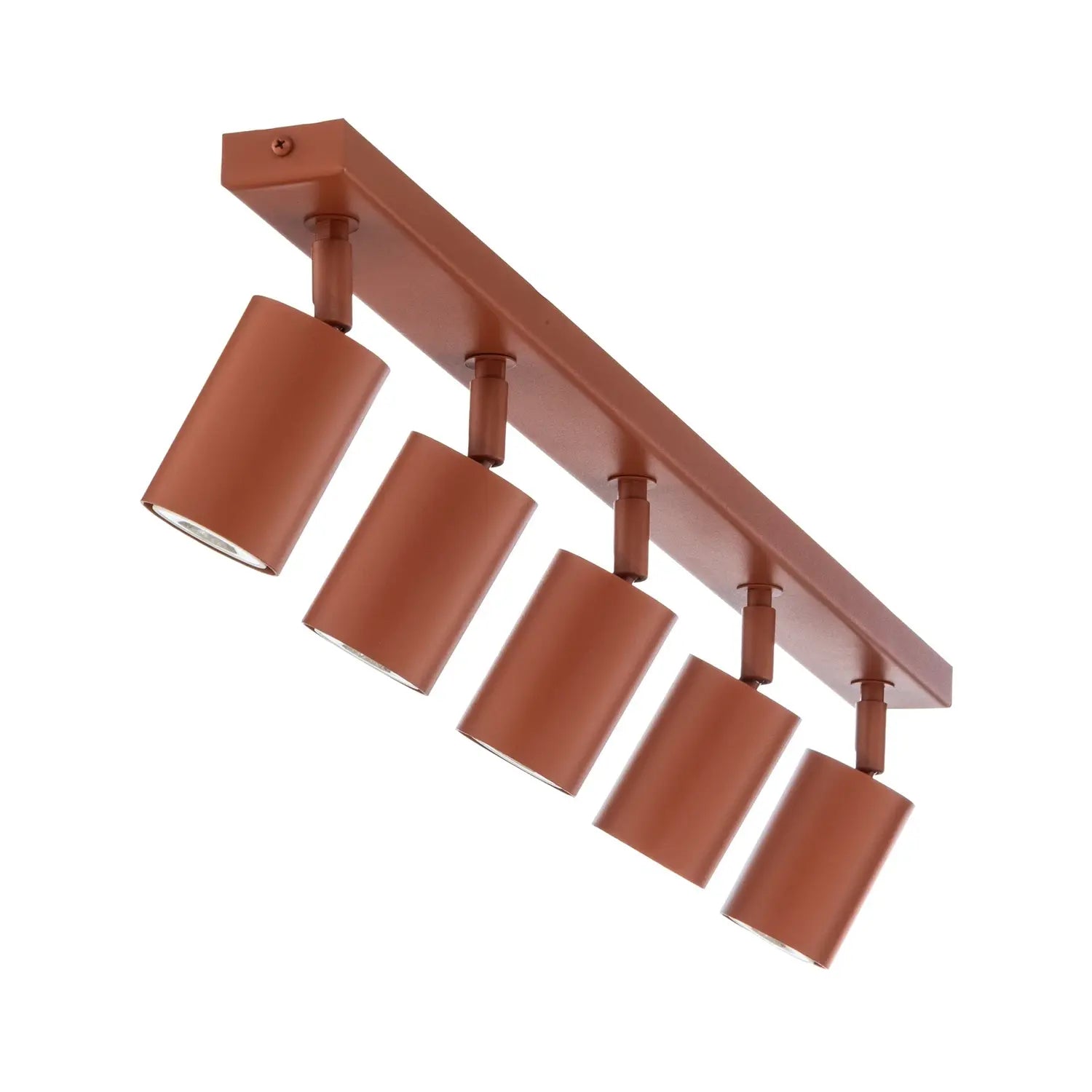 B-Ware Deckenstrahler Zoom Deckenspot Lampe Rot Stahl Pulverbeschichtet Gu10 5 Flg - 5907555378453