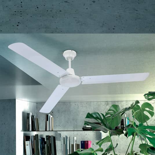 Globo Deckenventilator Ferro Ventilator Raumventilator Lüfter mit Schalter weiß - 9007371241927