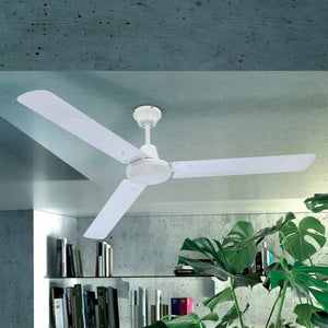 B-Ware Globo Deckenventilator Ferro Ventilator Raumventilator Lüfter mit Schalter weiß