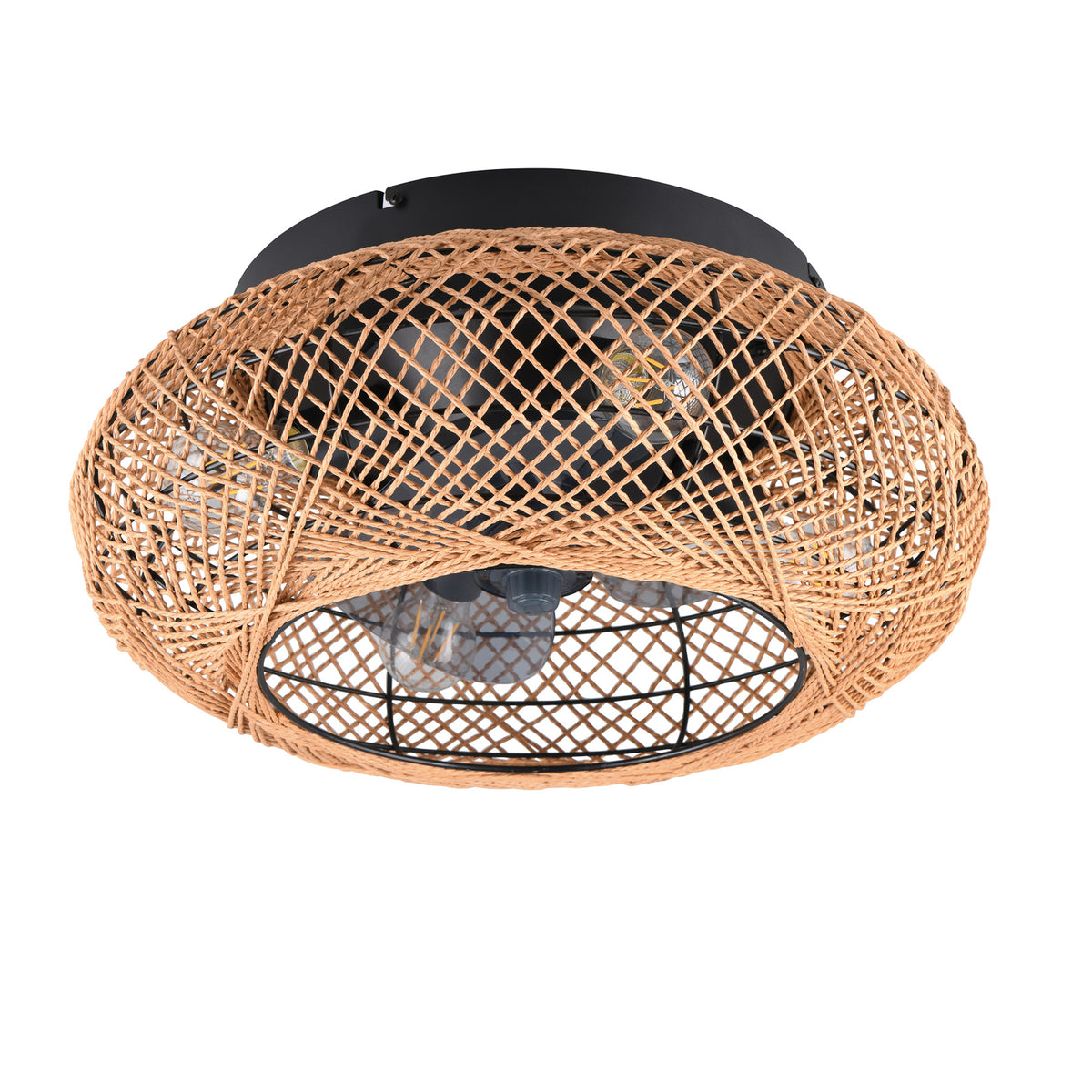 Reality Leuchten Deckenventilator Lillesand mit Licht leise Ø 50 cm Ventilator - 4017807605259
