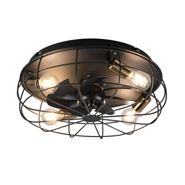 Reality Leuchten Deckenventilator Ventilator Mit Beleuchtung Deckenlampe Leuchte B-Ware - 4017807529562