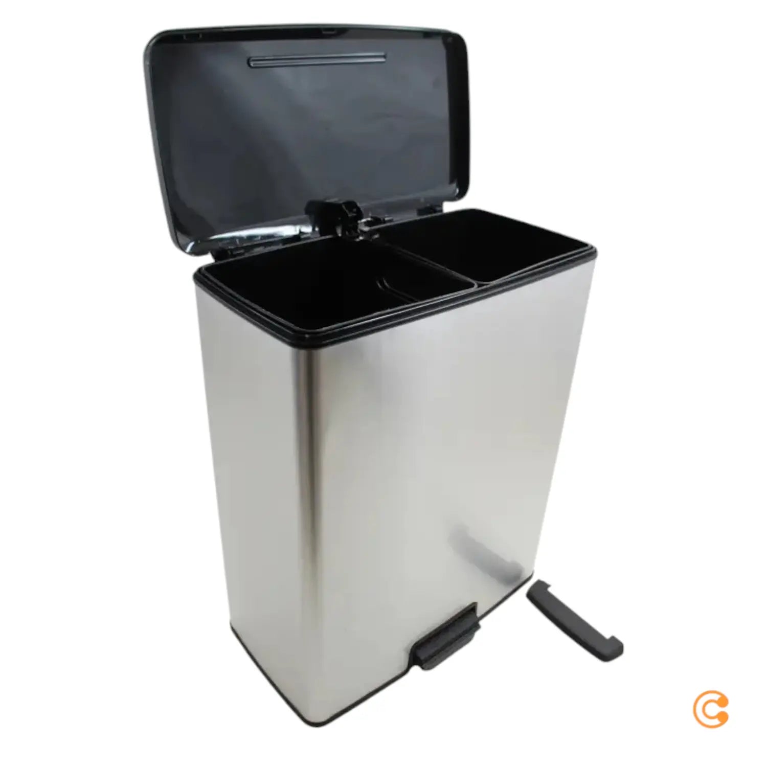 C-Ware Curver Deco Bin Slim 254619 Mülleimer 52 L 486 X 615 X 284 Mm Siehe Text/Foto - 3253924839974