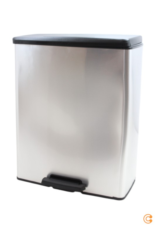 Curver Deco Bin Slim 254619 Mülleimer 52 L 486x615x284mm Eimer Siehe Text/Foto C-Ware