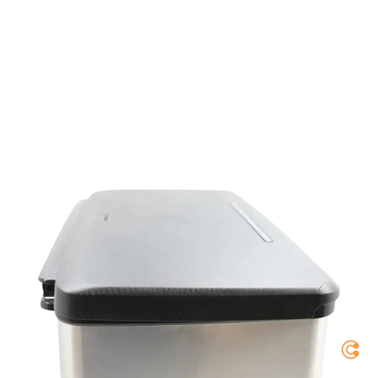 C-Ware Decobin Tritt Abfallbehälter Duo Mülleimer Abfalleimer Küche 2x26 Liter Silber - 3253921129023