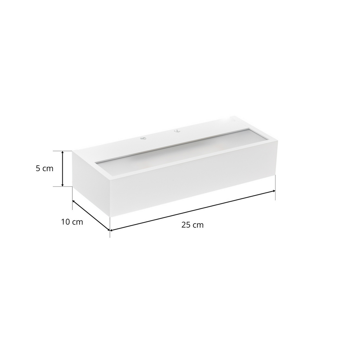 Decor Walther Led Wandlampe Leuchte Box N Badezimmerleuchte Weiß 2700 K 25cm B-Ware