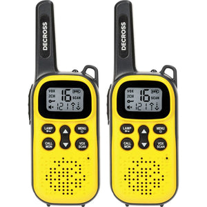 B-Ware Decross Pmr Handfunkgerät Walkie Talkie Funkgerät Gelb Twin Set Dc43 Outdoor