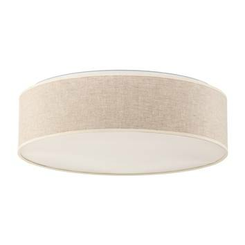 Euluna Deckenleuchte Canvas Deckenlampe Deckenlicht Leuchte Lampe beige Ø 48cm