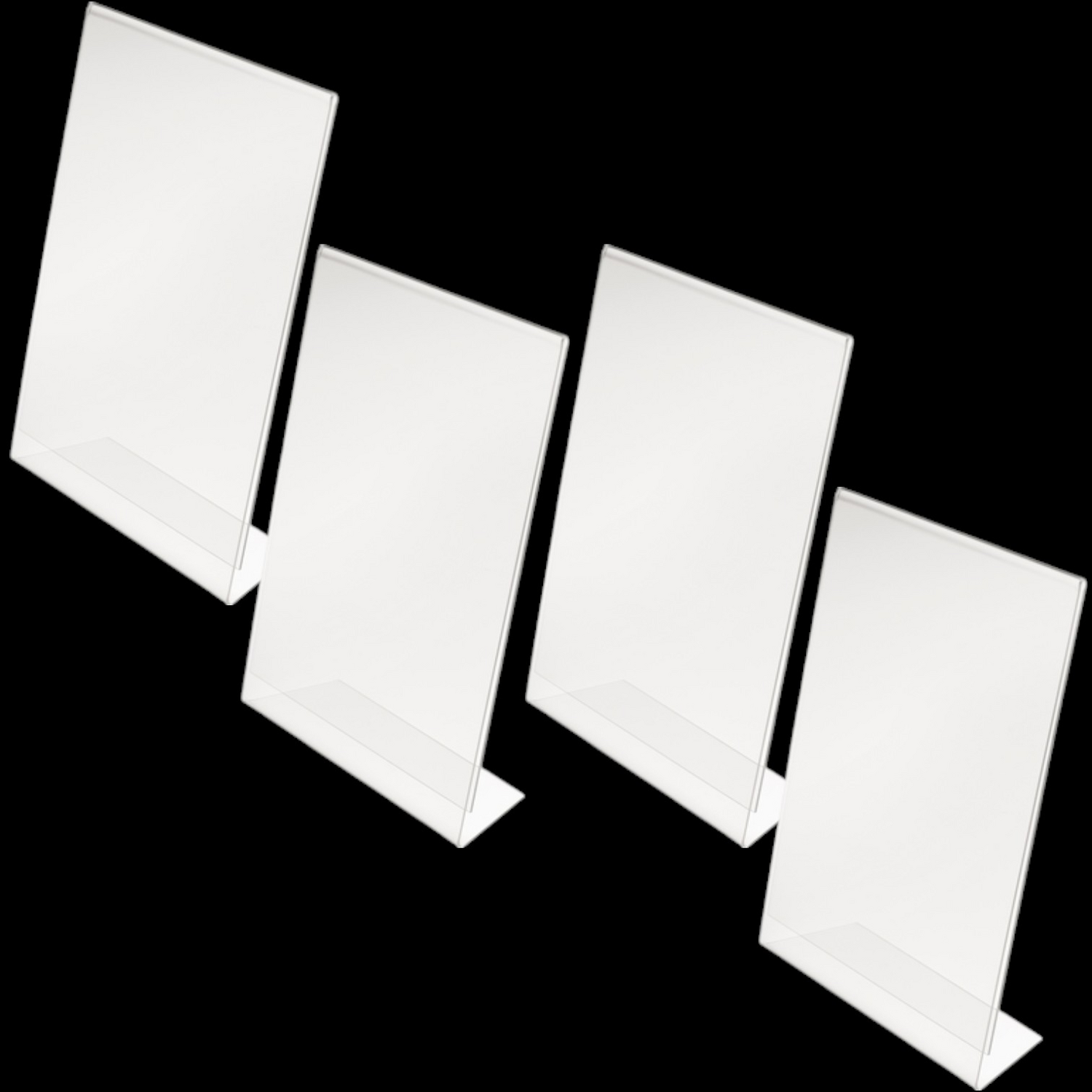 Deflecto Tischaufsteller Classic Image L Form Transparent Din 4 Stück B-Ware