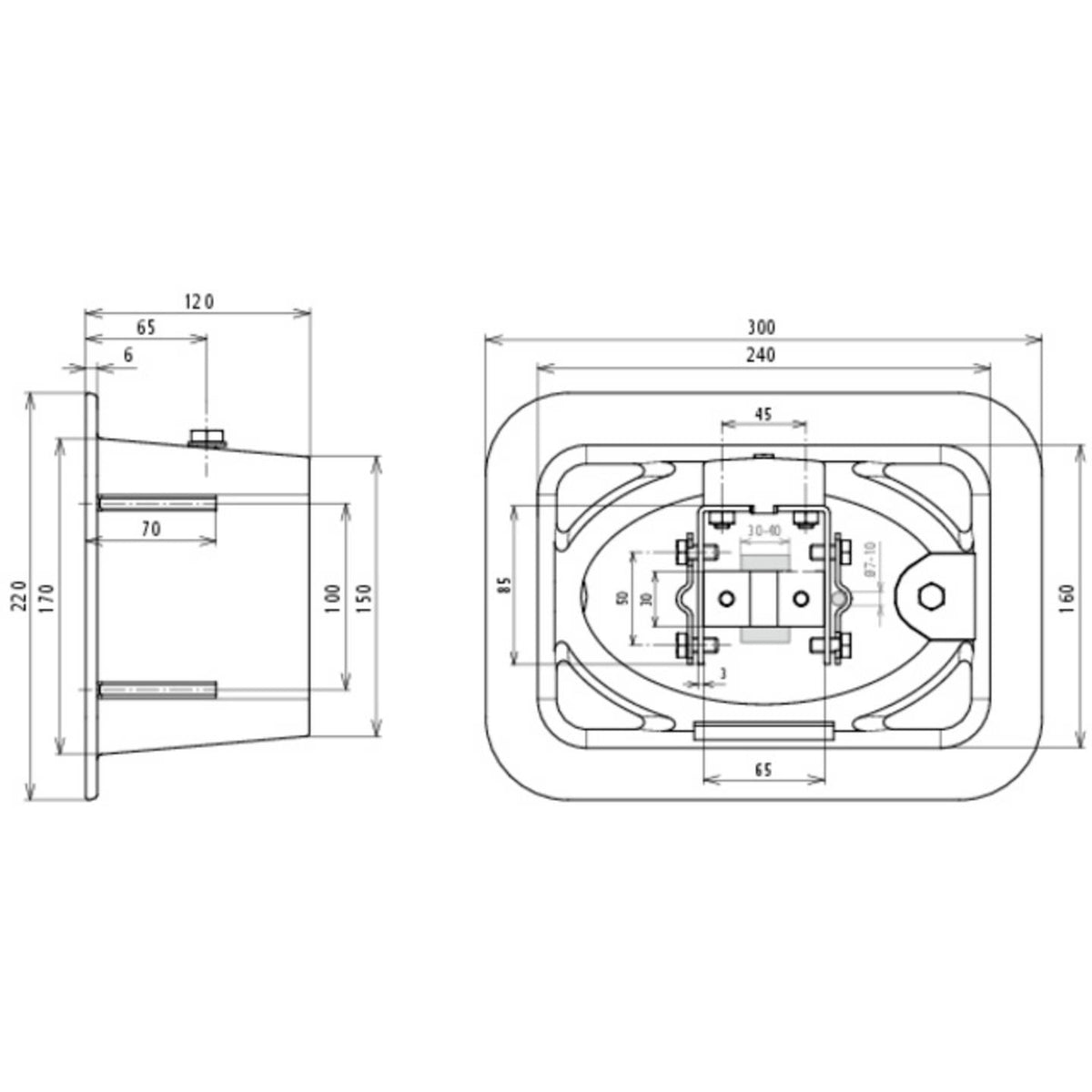 DEHN Trennstellenkasten Erdungsverbinder Blitzschutzmaterial Unterflurmontage GG - 4013364025554