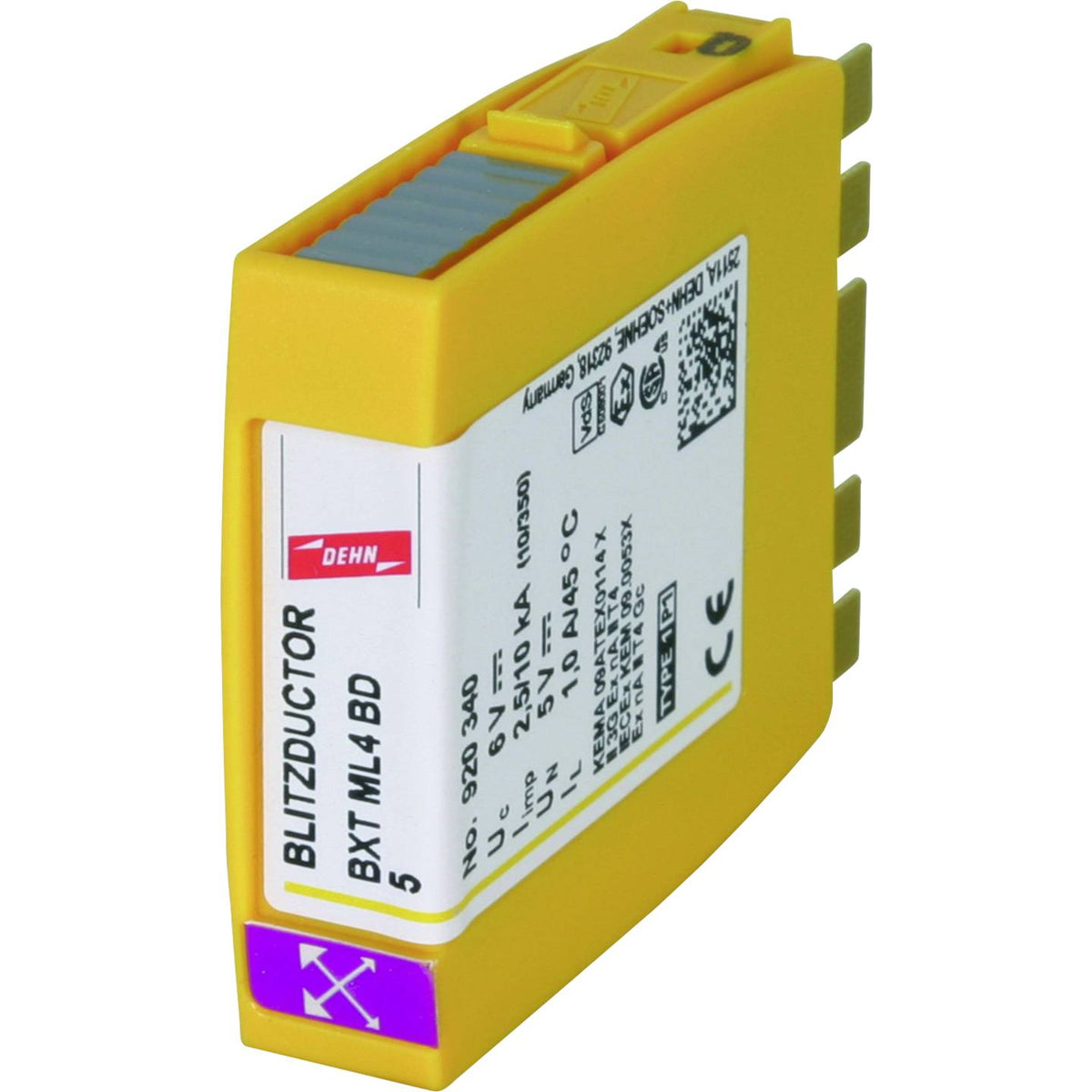 DEHN Kombiableiter Modul Überspannungsschutz Informations MSR Technik 5V 20kA - 4013364108967