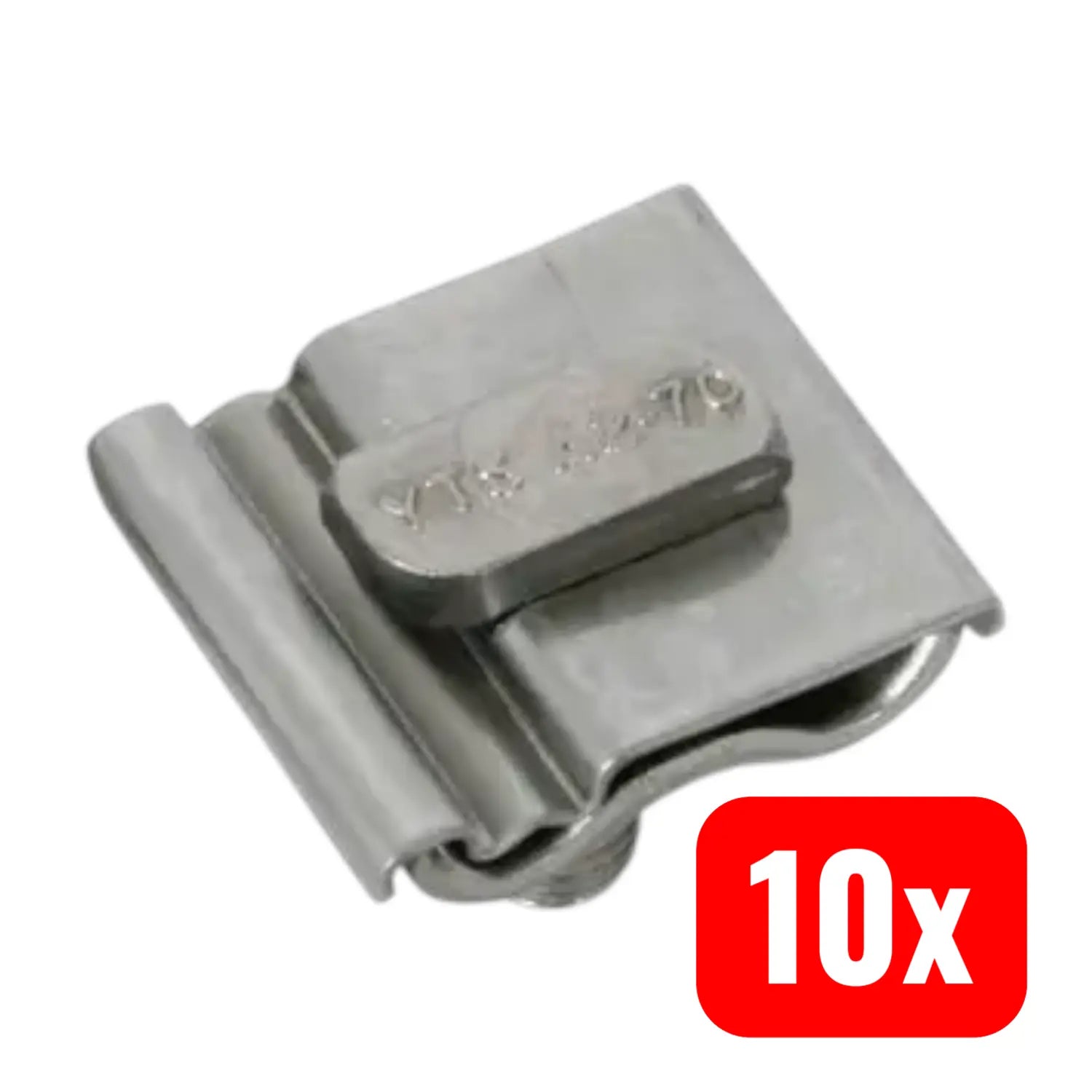 B-Ware Dehn Erdungsklemme Anschlussklemme Montage Edelstahl 4 50mm2 Rundleiter 10 Stück - 4013364138667