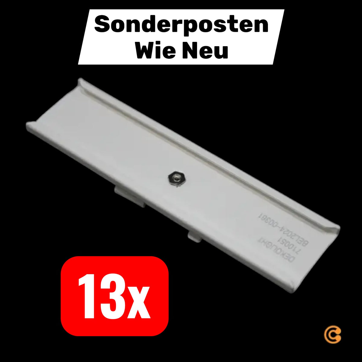 Deko-Light Rasterdecken Schnellmontageklammer für Hochvolt-Schiene 3phasig Weiß - 4042943158772