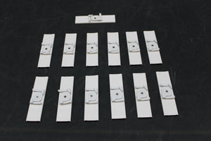 13x B-Ware Deko-Light Rasterdecken Schnellmontageklammer für Hochvolt-Schiene 3phasig Weiß