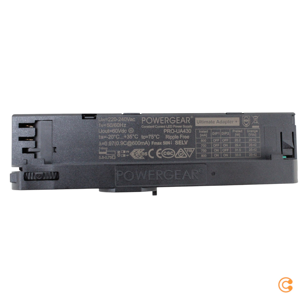 Deko Light Adapter Stromadapter 3Phasen Hochvolt Schienensystem Stromeinspeisung - 4042943162991