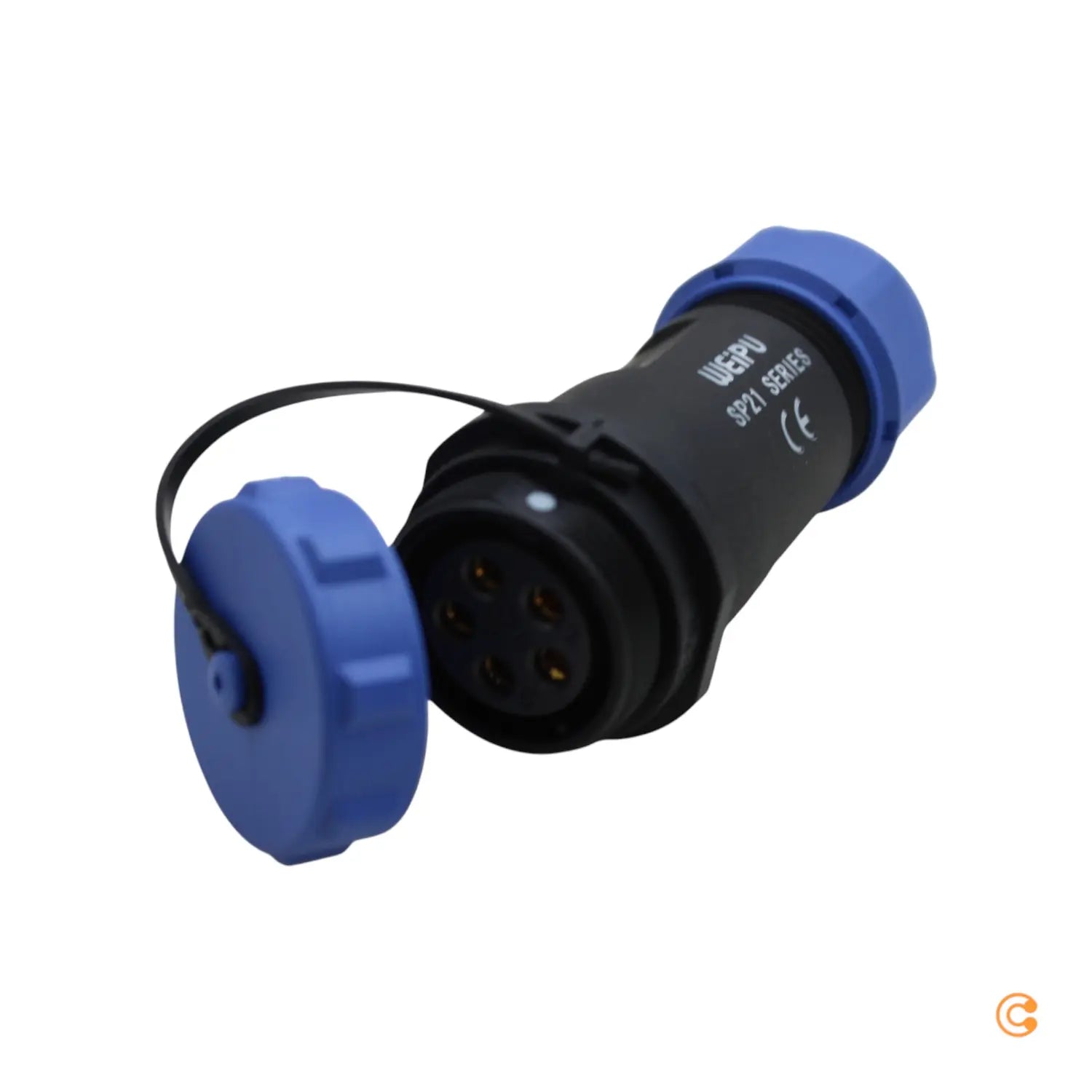 B-Ware Deko Light Rundstecker Kupplung Verbindung Gesamtpolzahl 5 Gerade 5 Stück - 4042943162120