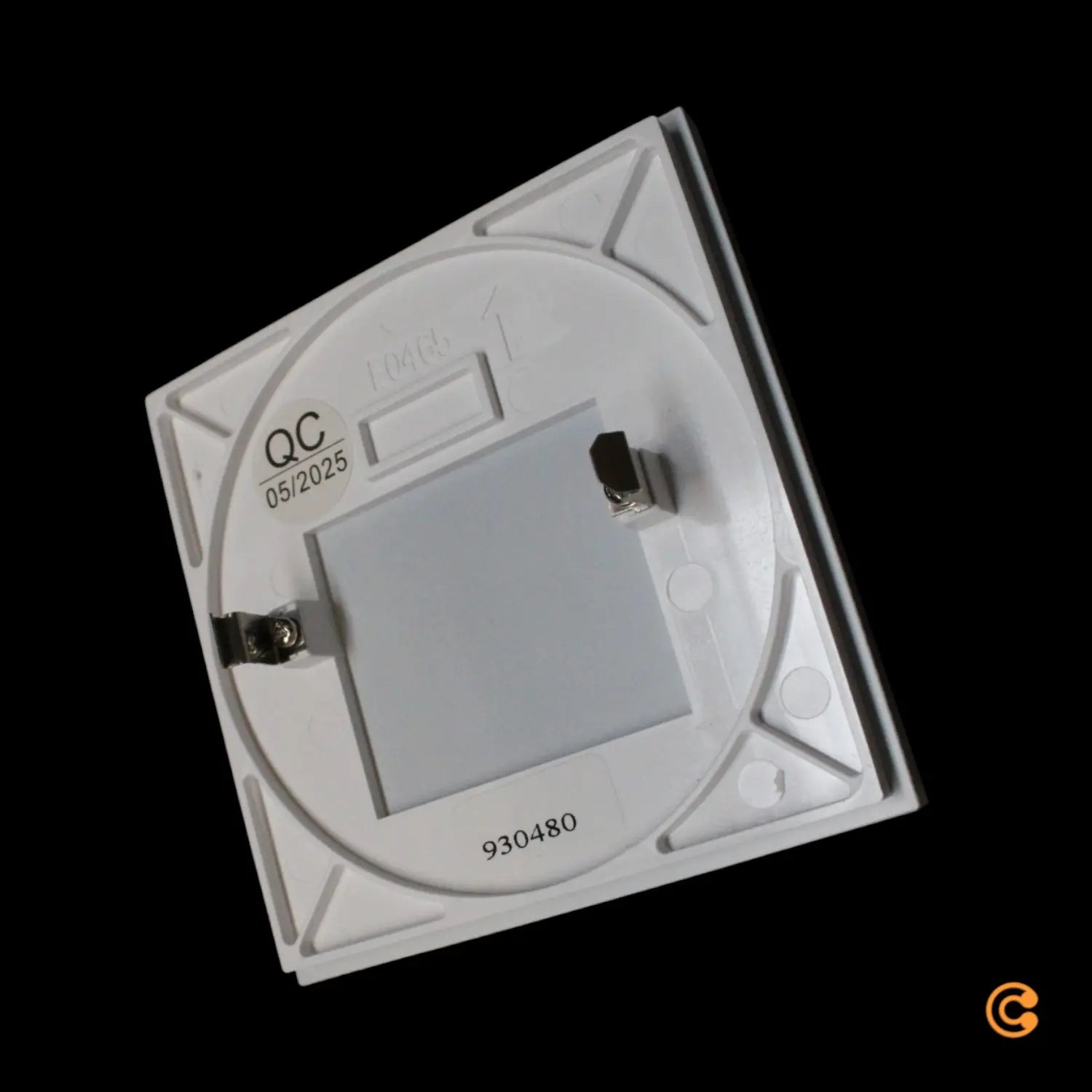 B-Ware Deko Light Abdeckung Blende Milchig Eckig Für Alwaid 78,2x78,2 Mm Weiß Ral 9016 - 4042943160546