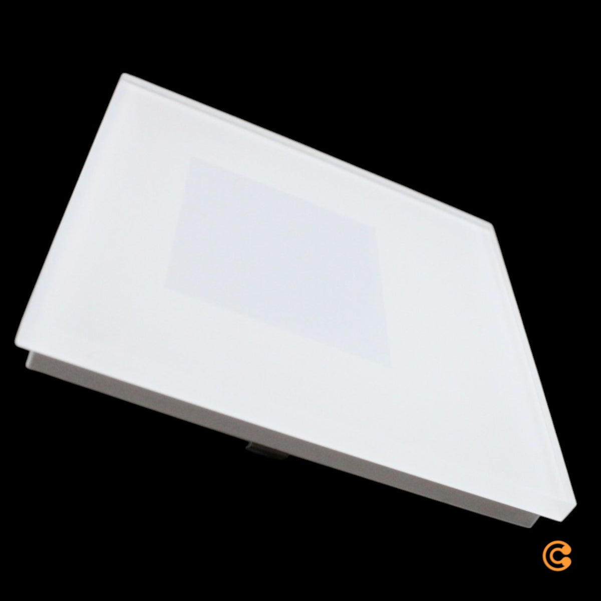 Deko Light Abdeckung Blende milchig eckig für Alwaid 78,2x78,2 mm Weiß RAL 9016 - 4042943160546