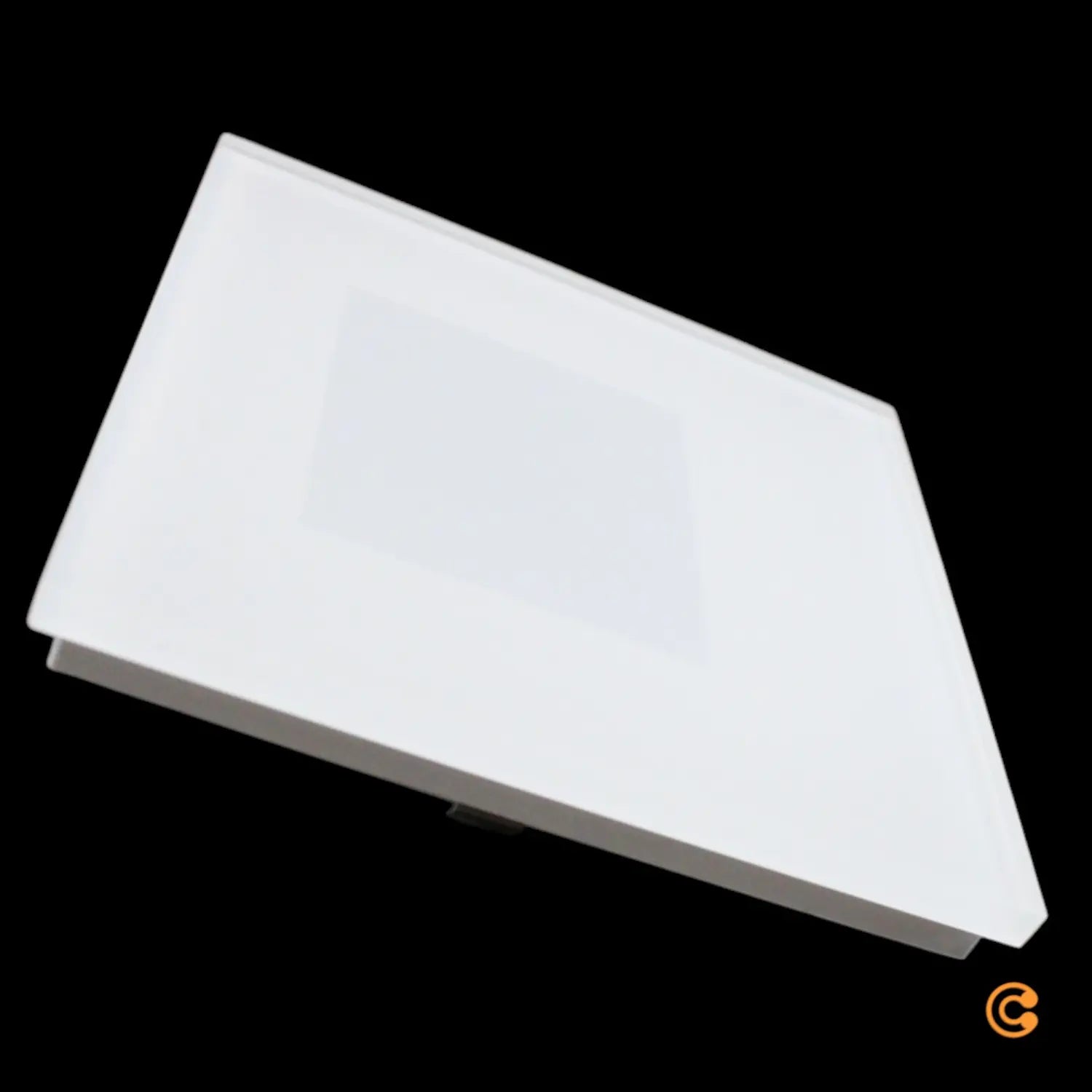 B-Ware Deko Light Abdeckung Blende Milchig Eckig Für Alwaid 78,2x78,2 Mm Weiß Ral 9016 - 4042943160546