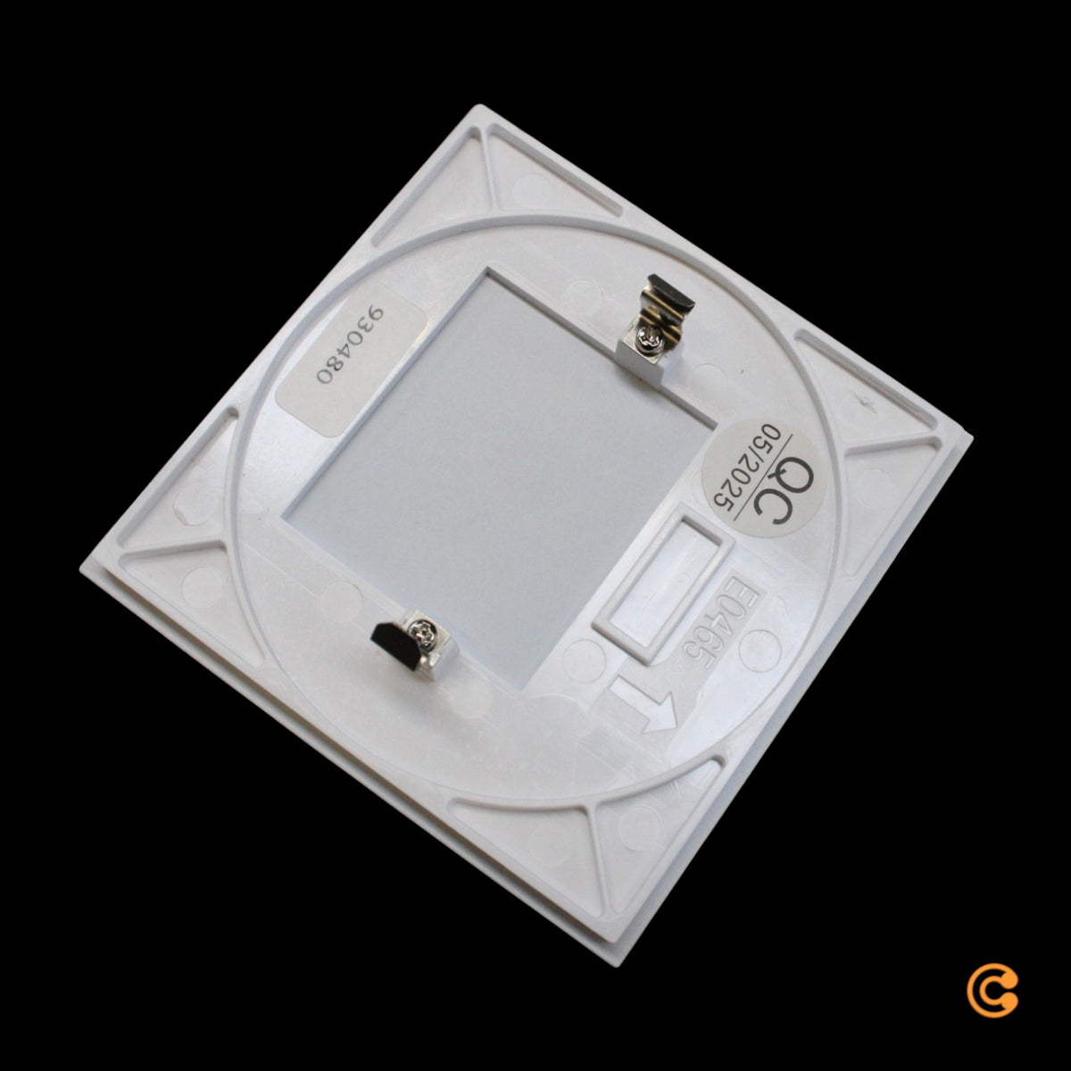 Deko Light Abdeckung Blende milchig eckig für Alwaid 78,2x78,2 mm Weiß RAL 9016 - 4042943160546