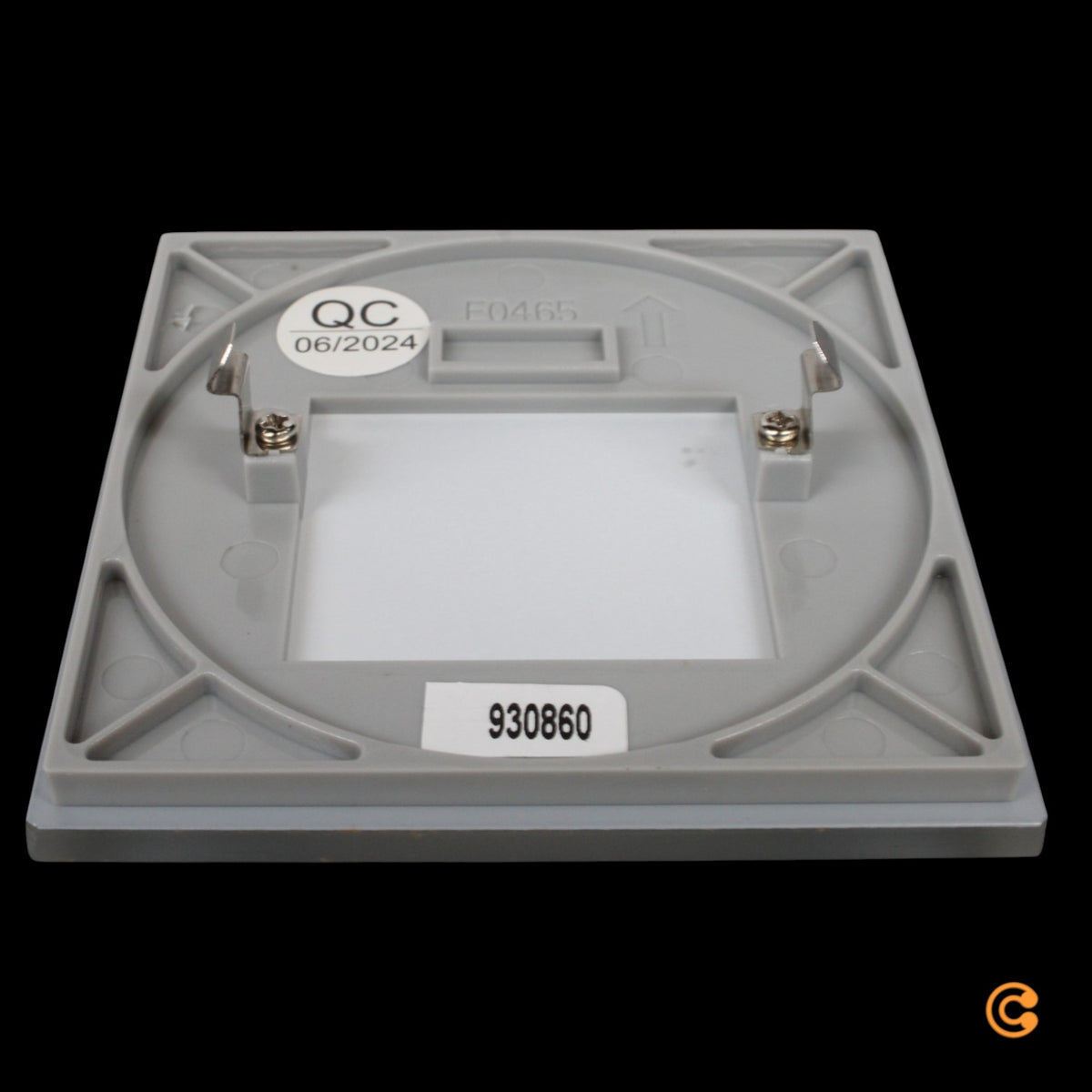 Deko-Light Abdeckung Glas für Wand-Deckenleuchten IP20 Weißaluminium 78,2x78,2mm - 4042943180599