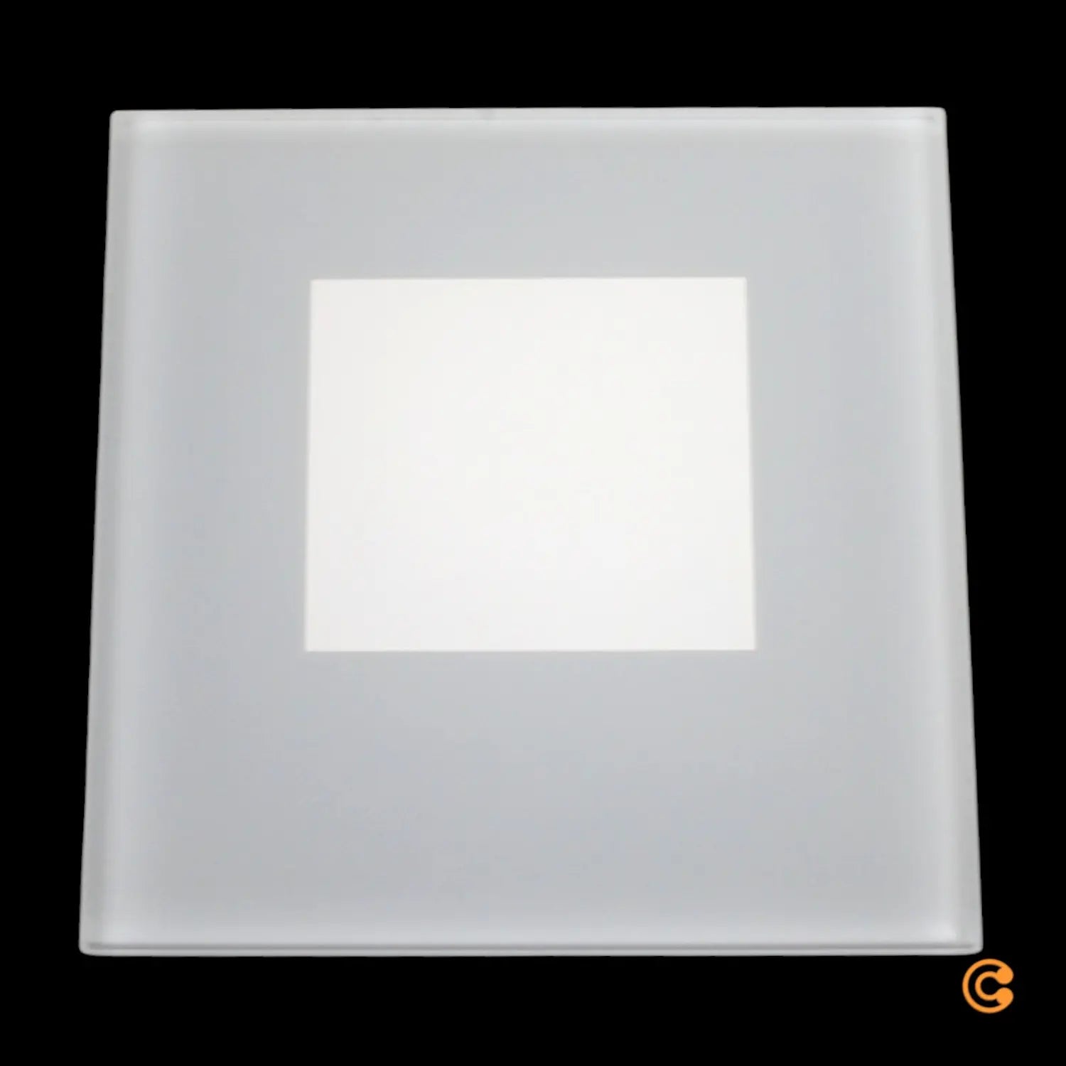 B-Ware Deko Light Abdeckung Glasabdeckung Glas Abdeckung Alwaid 930860 Weißaluminium - 4042943180599