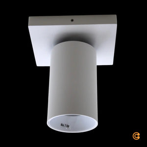 B-Ware Deko Light Deckenleuchte Aufbauleuchte Lampe Can Serie Gu10 Weiß Innenraum