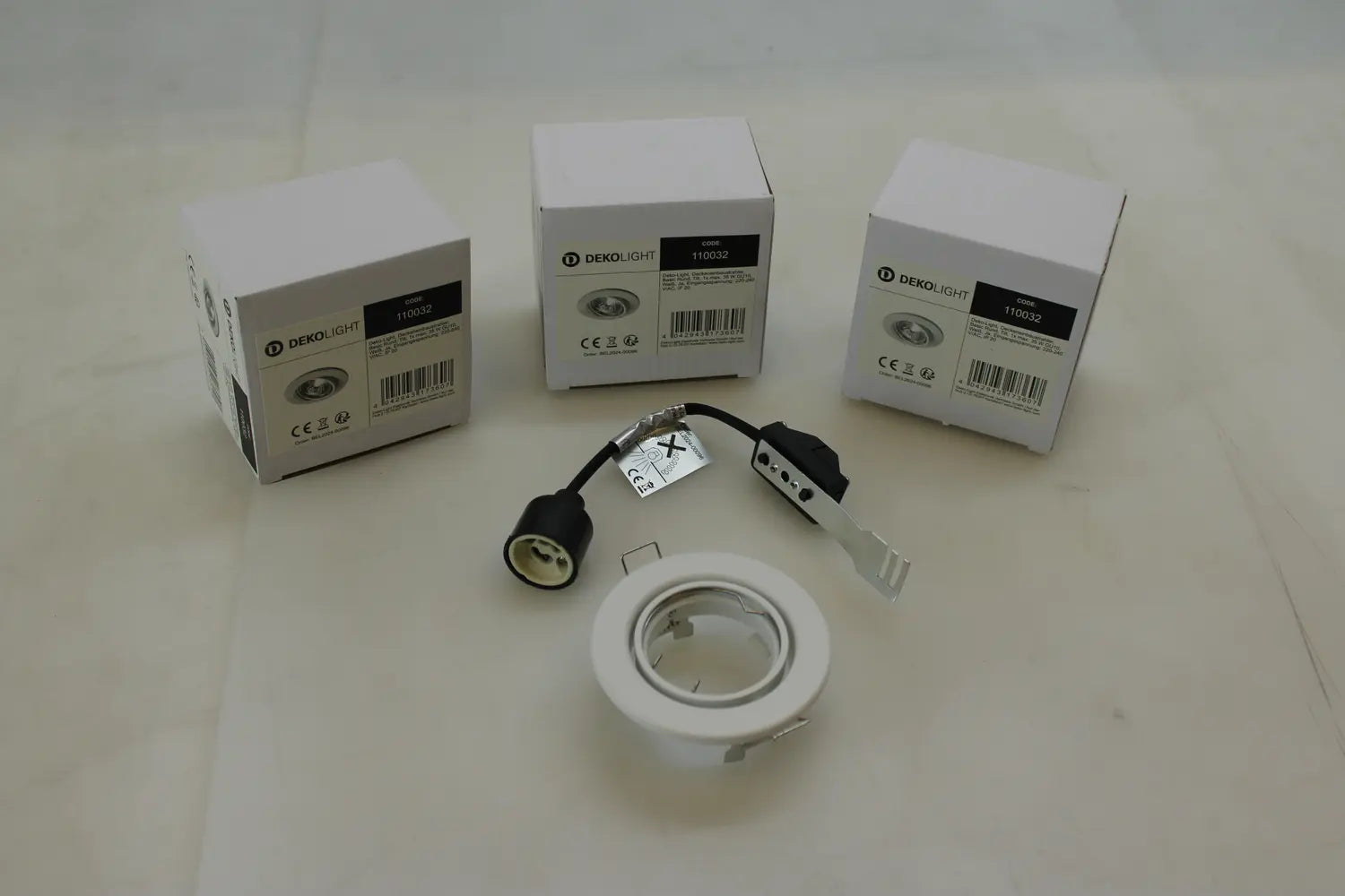 B-Ware Deko Light Einauring 89 Gu10 110032 Deckeneinbauring Led Halogen Gu10 3 Stück - 4042943173607