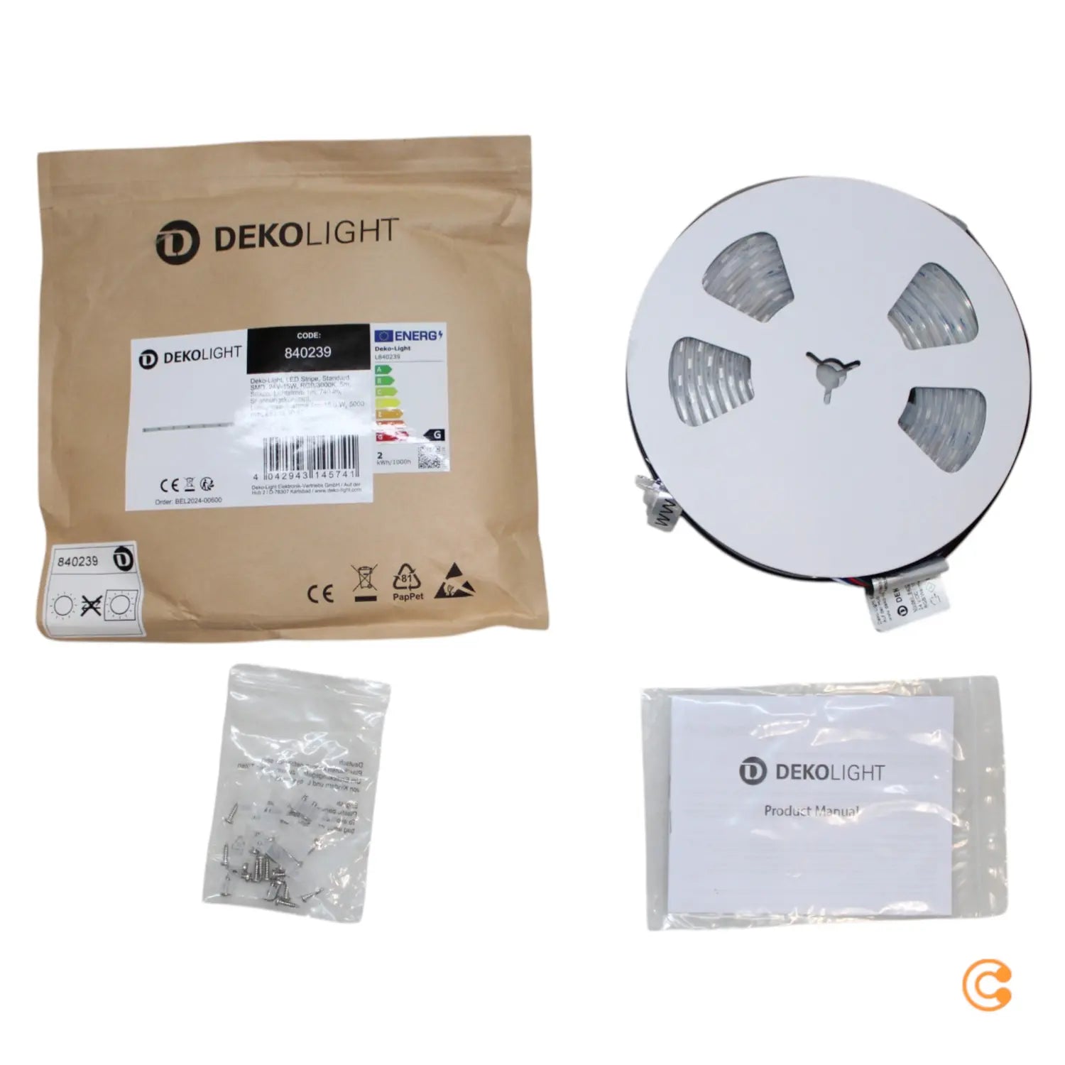 B-Ware Deko Light Led Streifen Band Rgb Flexstreifen 5m Ip67 24 V Beleuchtung Warmweiß - 4042943145741