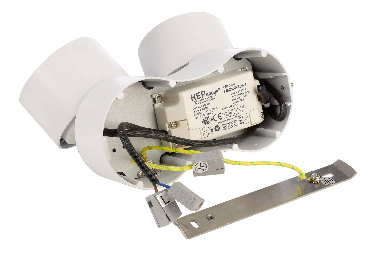 Deko Light Deckenleuchte Aufbauleuchte Led Signalweiß Uni Ii Mini Dou Warmweiß B-Ware - 4042943152398