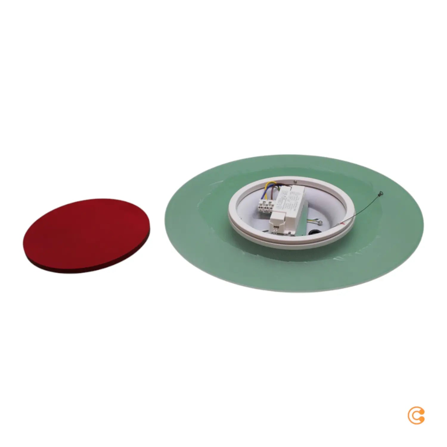 Deko Light Led Deckenleuchte Zaniah, 360° Licht 24 W Rot Lampe Siehe Text/Foto B-Ware - 4042943165442