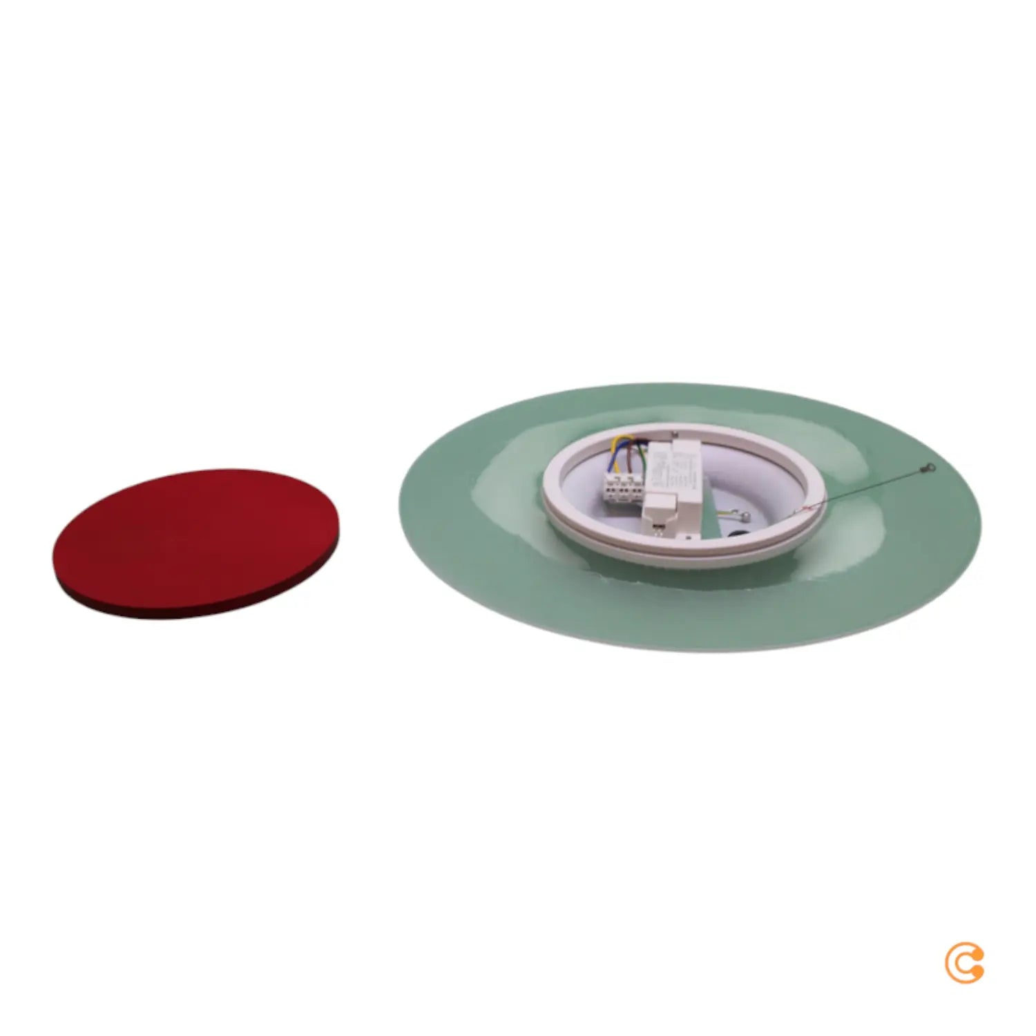 Deko Light Led Deckenleuchte Zaniah, 360° Licht 24 W Rot Lampe Siehe Text/Foto B-Ware - 4042943165442