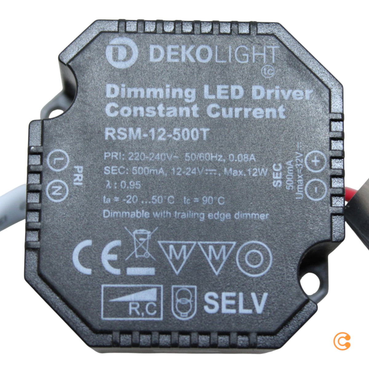 Deko-Light LED-Treiber Netzgerät Konstantstrom OCTO DIM CC Schwarz 19 STÜCK - 4042943170422