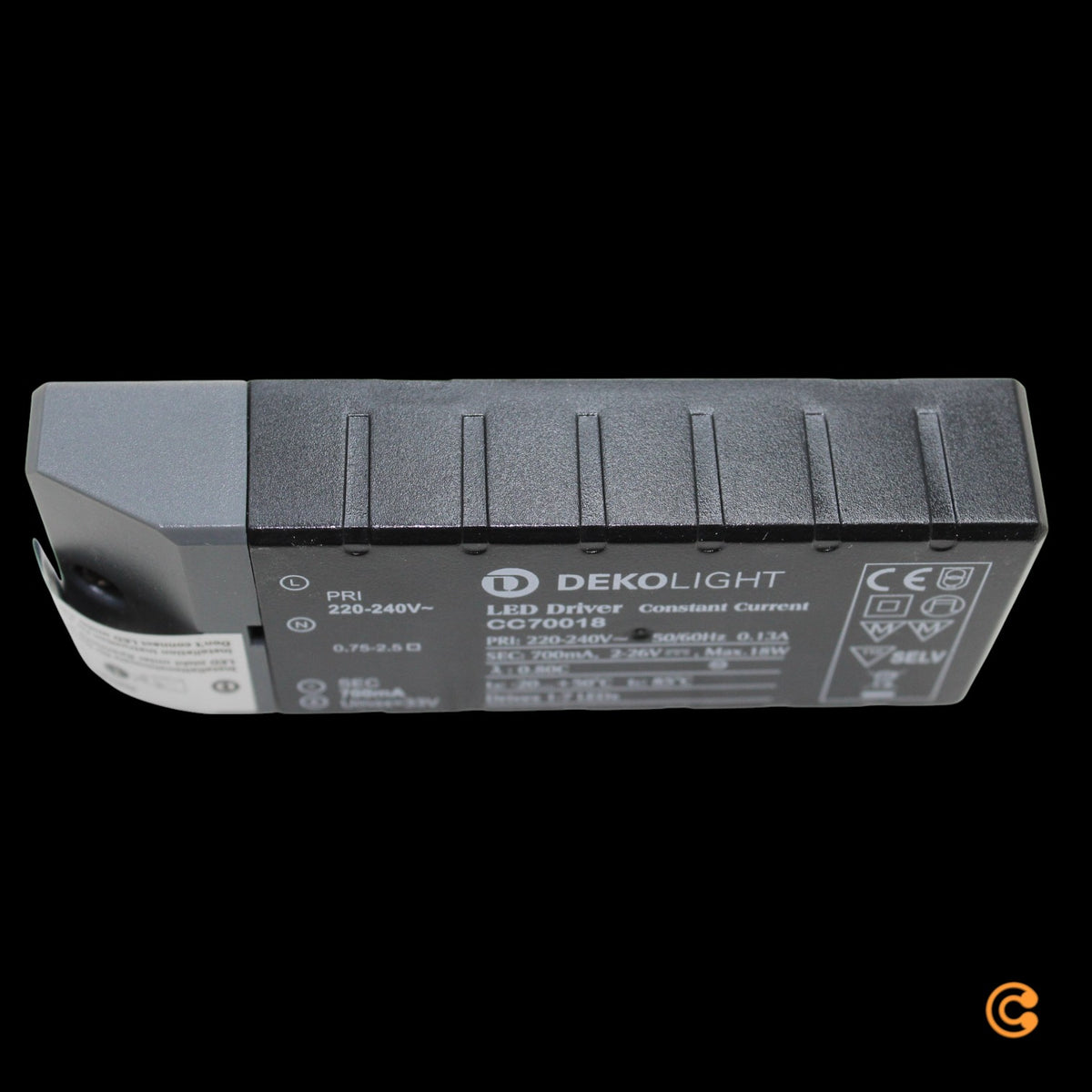Deko Light LED-Trafo Stromversorgung Netzgerät LED 18W 2-26V DC Schwarz - 4042943195753