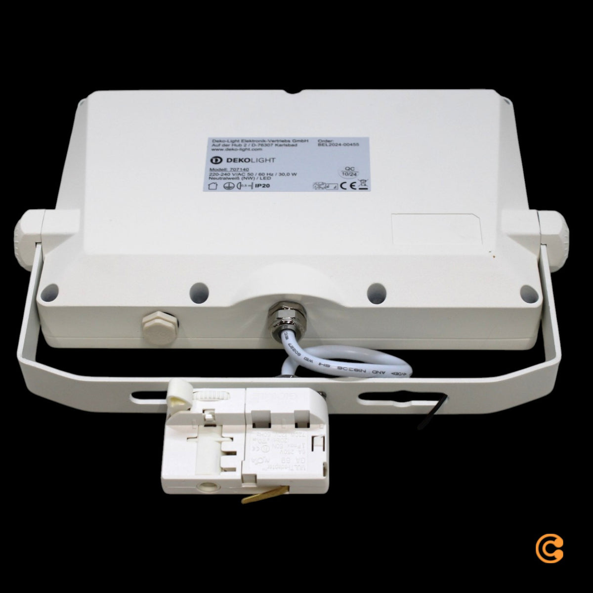 Deko-Light LED Strahler Flutlicht 3-Phasen Schienensystem SMD 4000 K Alu Weiß - 4042943174215