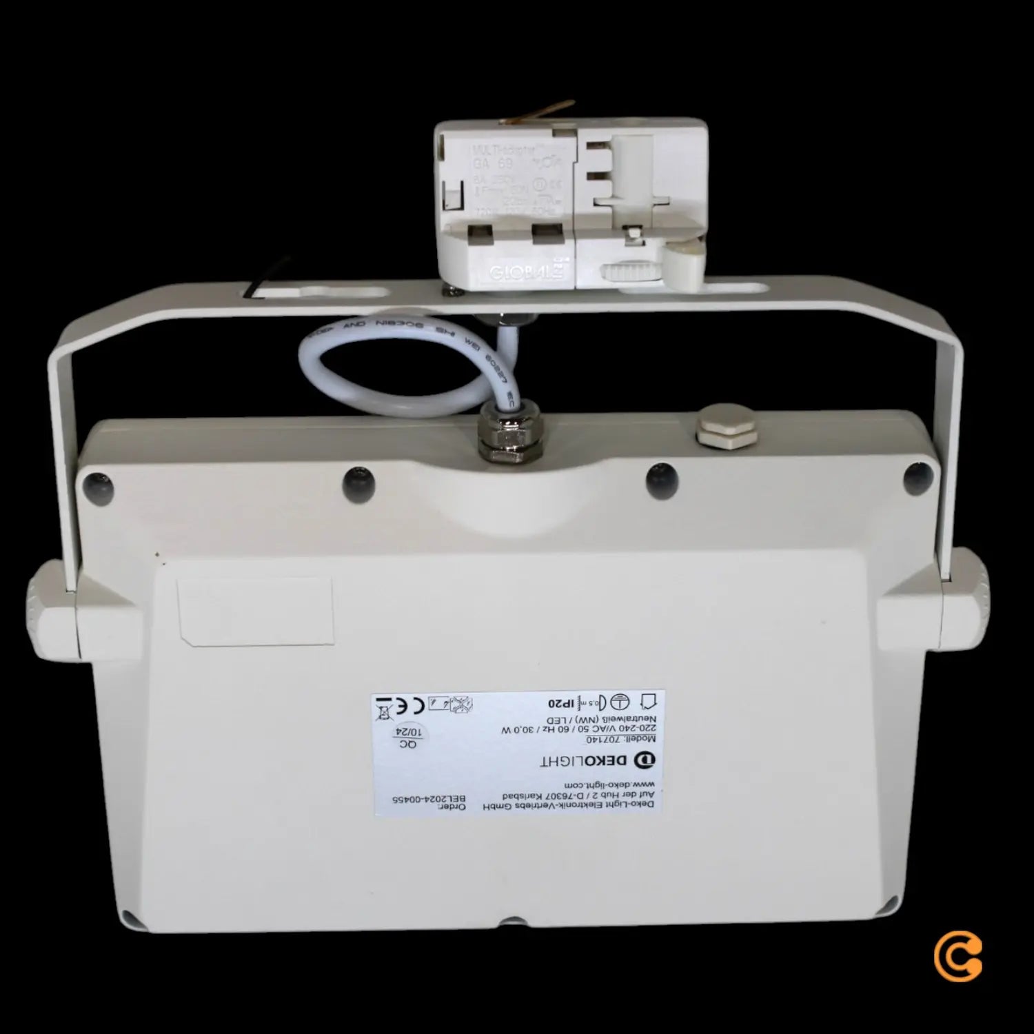 B-Ware Deko Light Led Strahler Flutlicht 3 Phasen Schienensystem Smd 4000 K Alu Weiß - 4042943174215