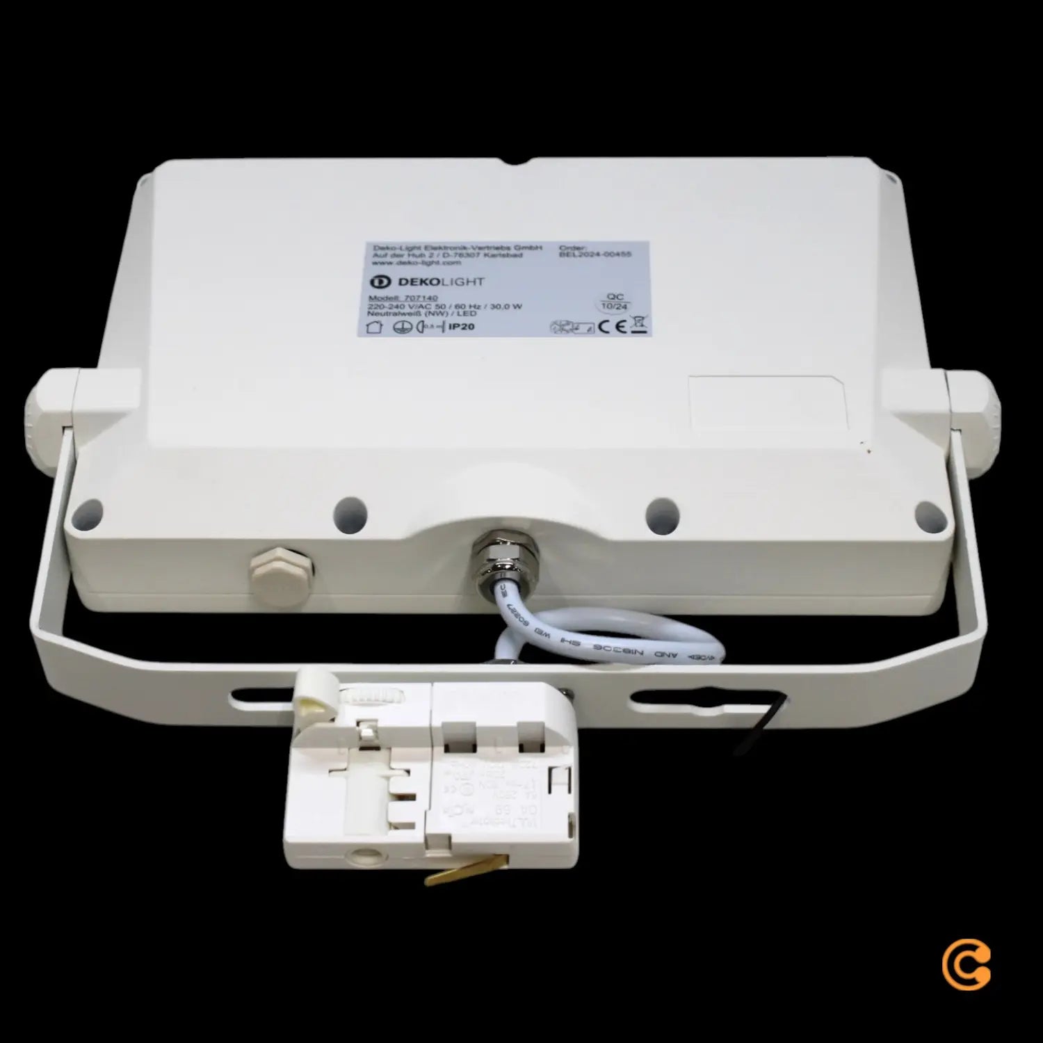 B-Ware Deko Light Led Strahler Flutlicht 3 Phasen Schienensystem Smd 4000 K Alu Weiß - 4042943174215