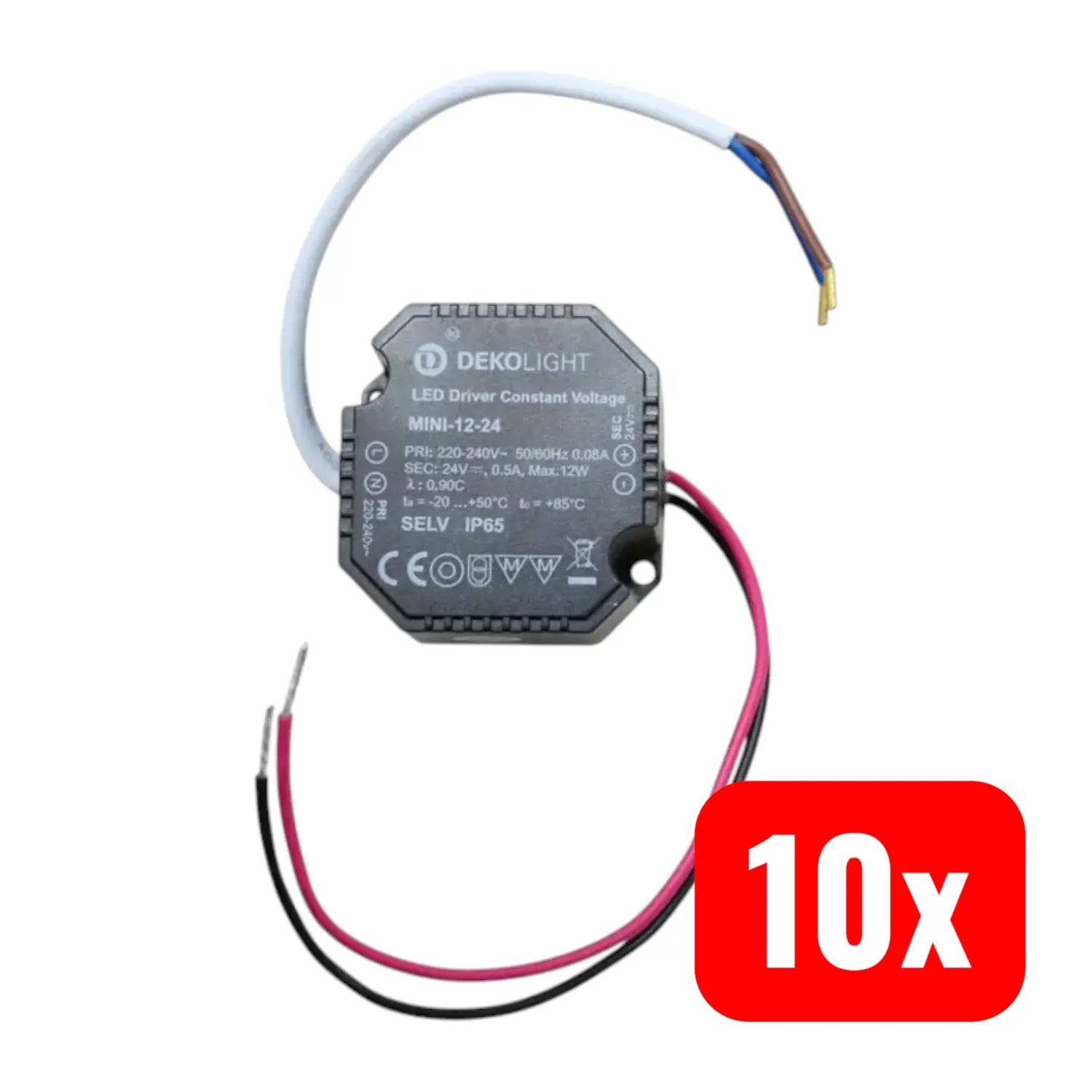 B-Ware Deko Light Octo Cv Mini 24 V/12 W Led Treiber Konstantspannung Netzgerät 10 Stück - 4042943170361