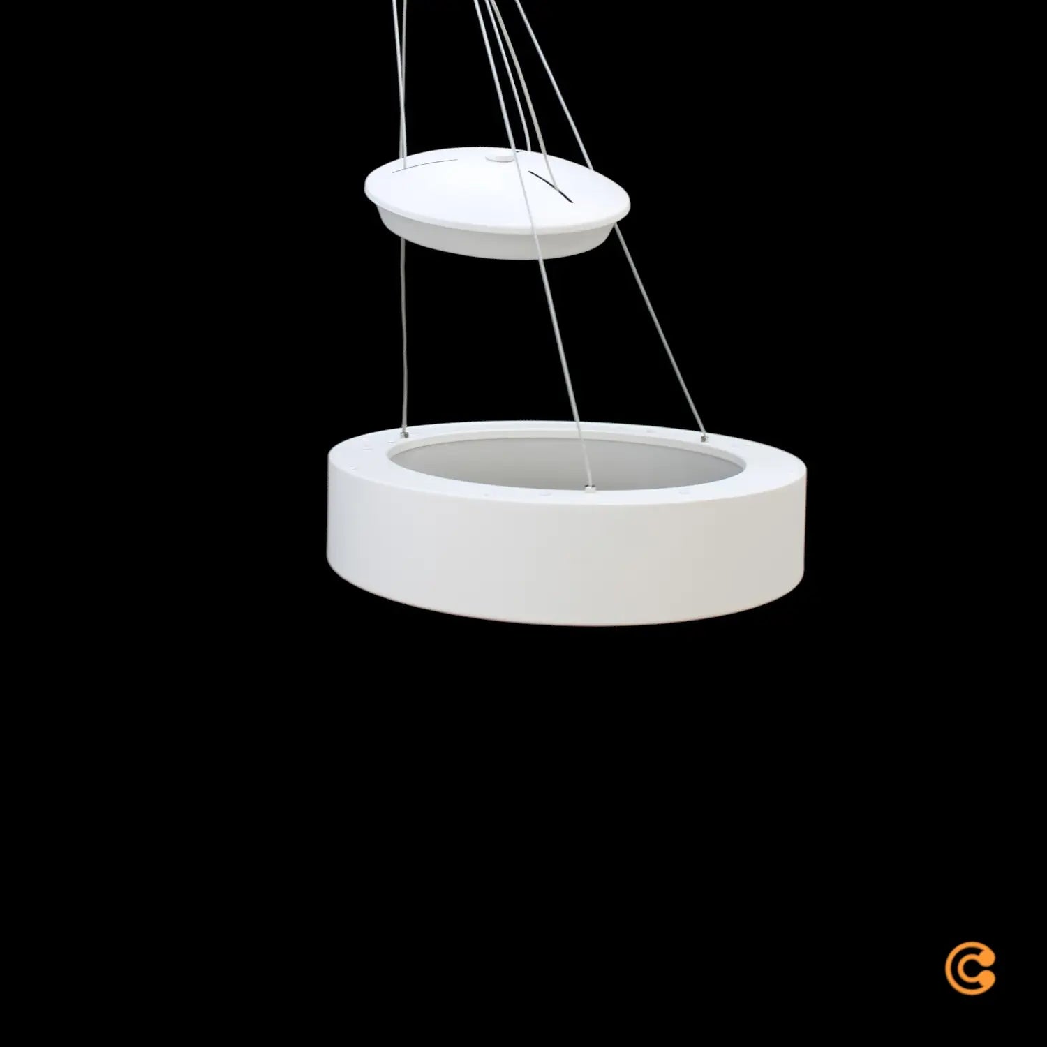 B-Ware Deko Light Sculptoris 400 342183 Pendelleuchte Hängelampe Led 30 W Verkehrsweiß - 4042943173034