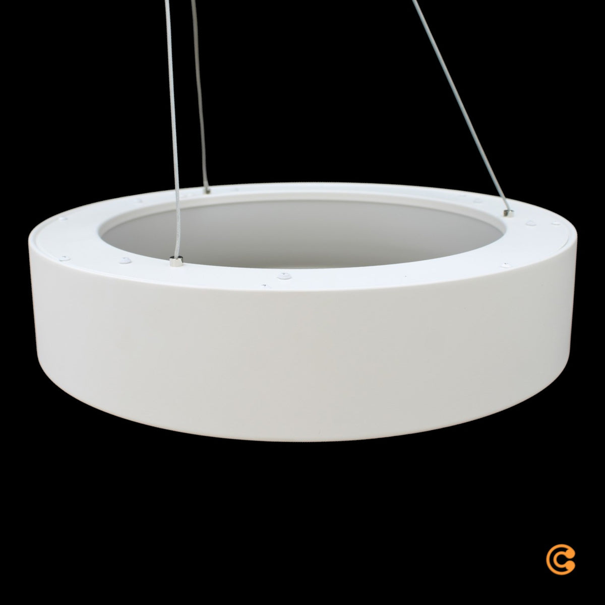 Deko Light Sculptoris 400 342183 Pendelleuchte Hängelampe LED 30 W Verkehrsweiß - 4042943173034