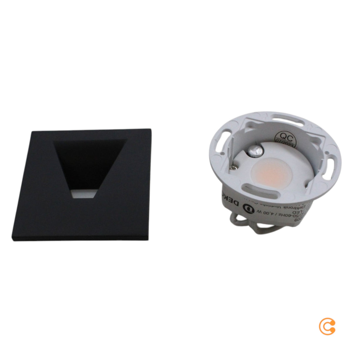 Deko Light Set Alwaid 2 Grundmodul Leuchte Modul Abdeckung eckig schwarz - 4042943174680
