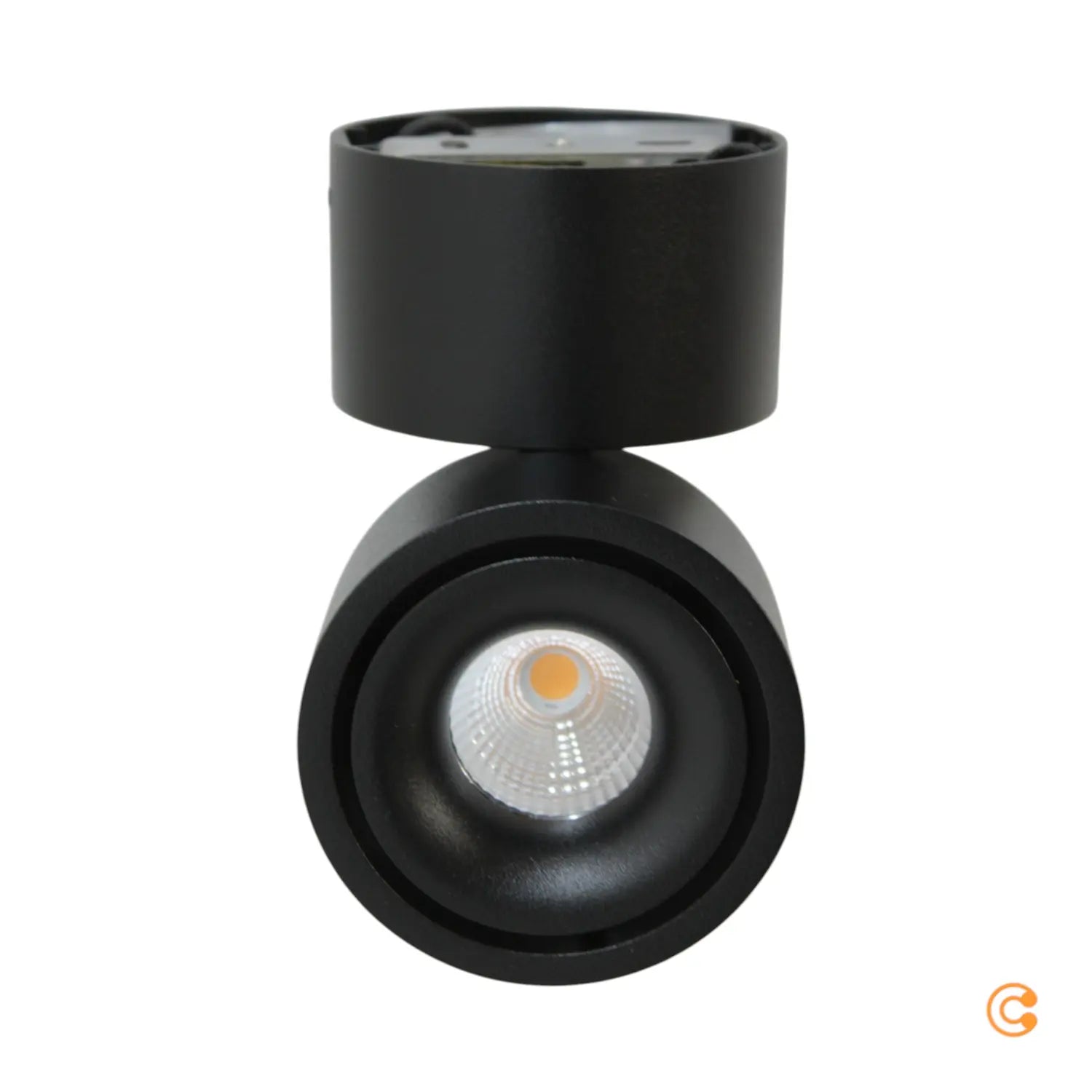 B-Ware Deko Light Deckenaufbauleuchte Uni Deckenlampe Led Fest Warmweiß Tiefschwarz 8 W - 4042943172624