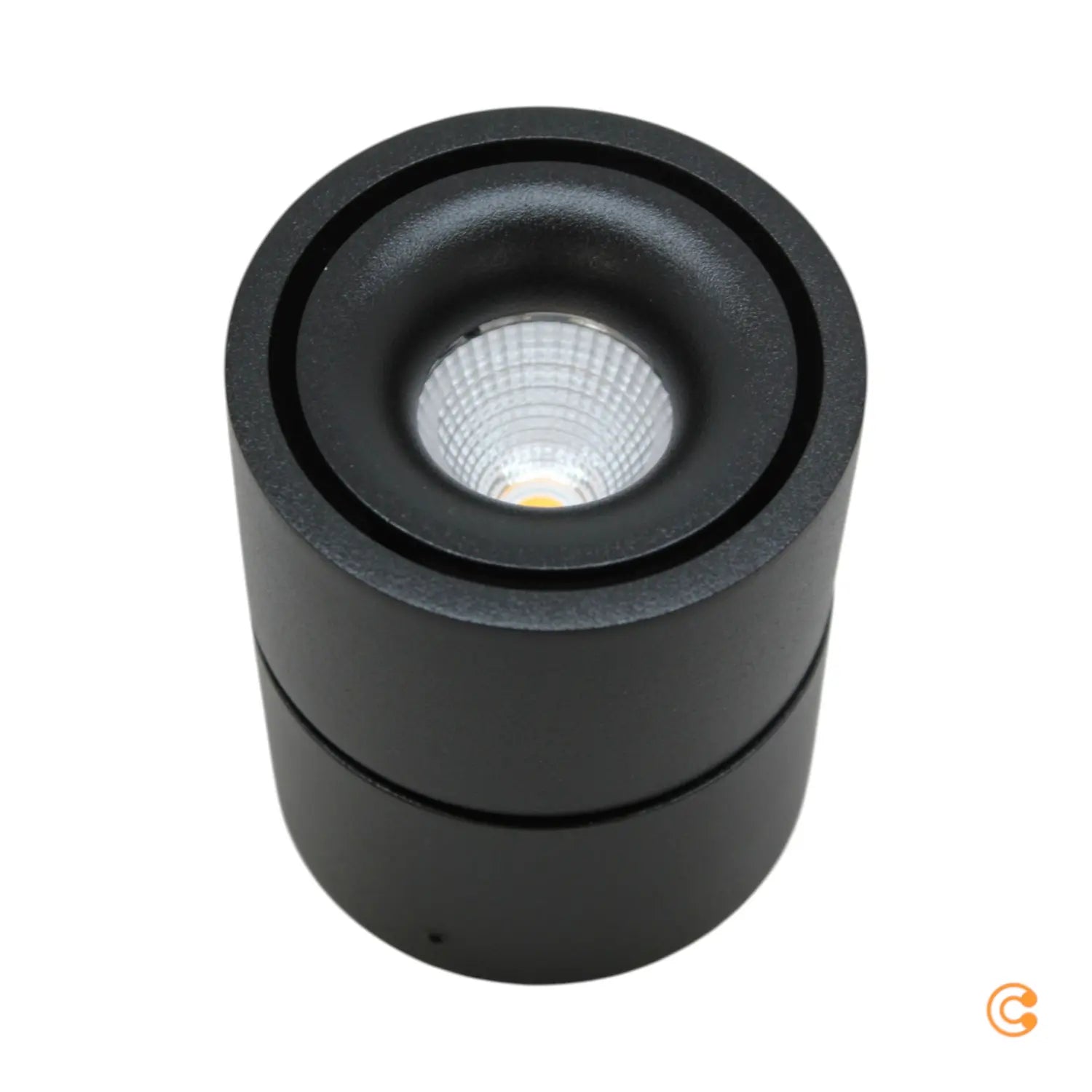 B-Ware Deko Light Deckenaufbauleuchte Uni Deckenlampe Led Fest Warmweiß Tiefschwarz 8 W - 4042943172624