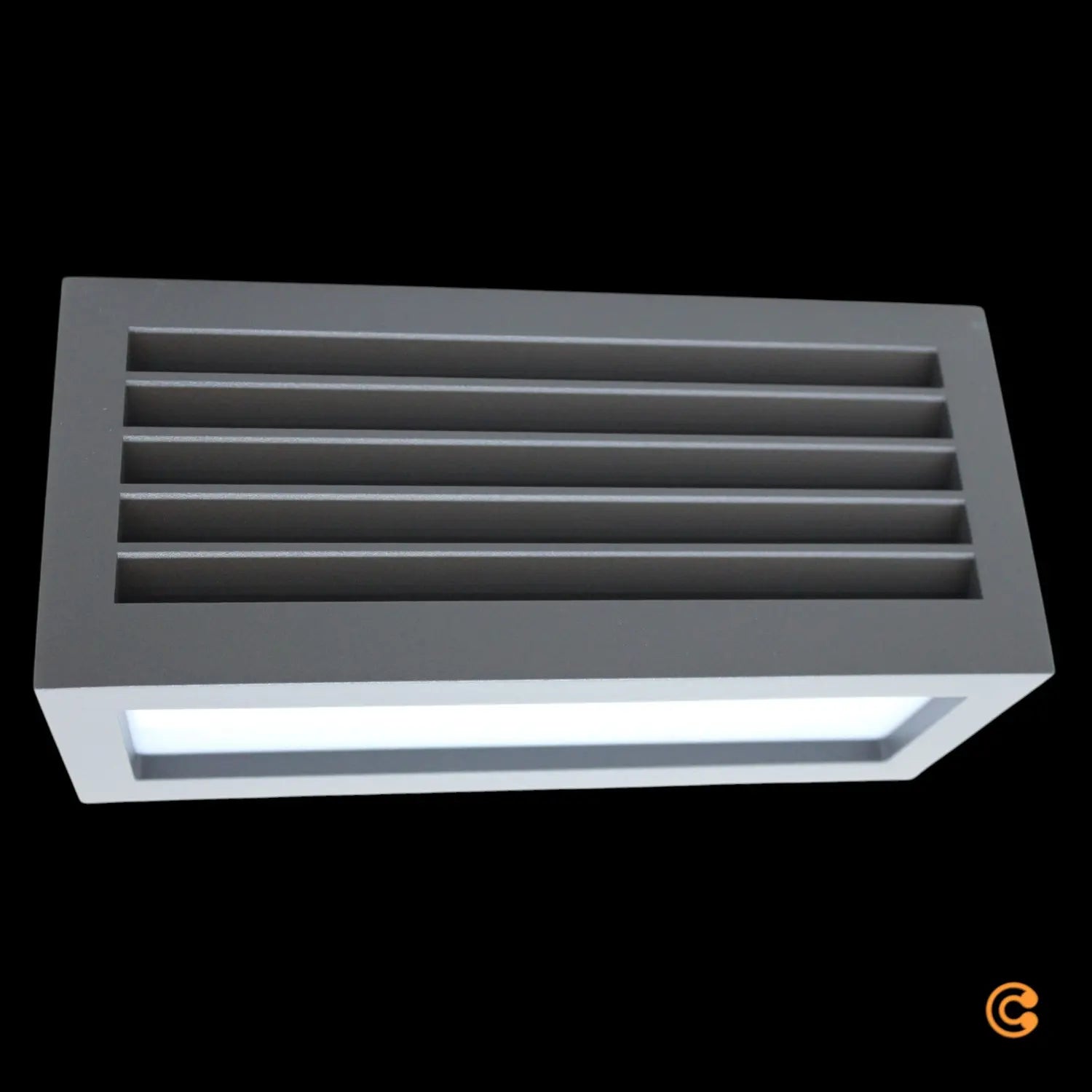 B-Ware Deko Light Wandleuchte Wandaufbauleuchte Wall Line Iii E27 Anthrazit Alu 4 Stück - 4042943142115