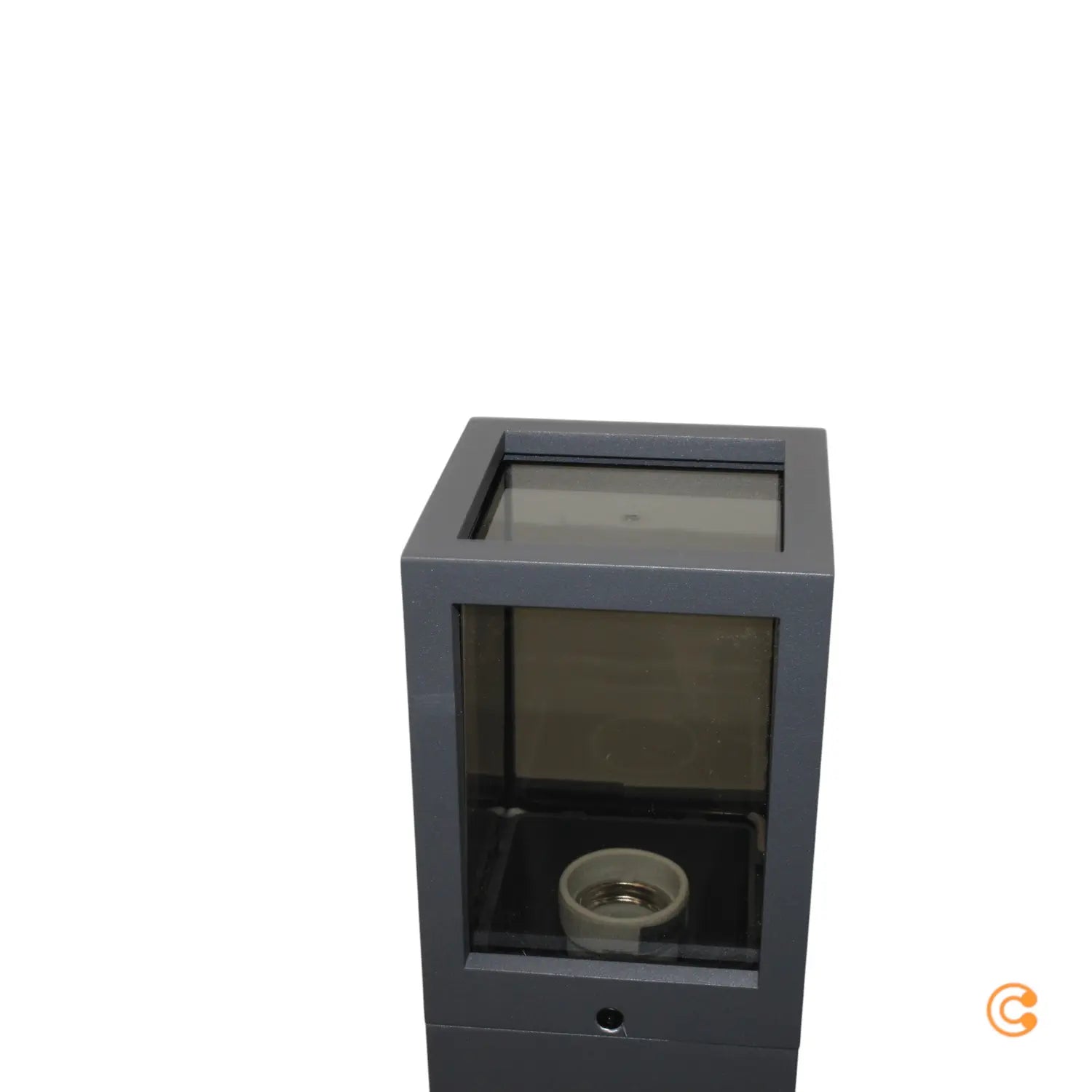 B-Ware Deko Light Wegelampe Gartenleuchte Facado Ii Aluminium Rauchgrau Siehe Text/Foto - 4042943179012