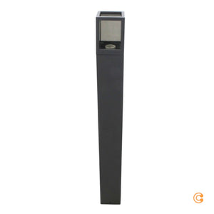 B-Ware Deko Light Wegelampe Gartenleuchte Facado Ii Aluminium Rauchgrau Siehe Text/Foto