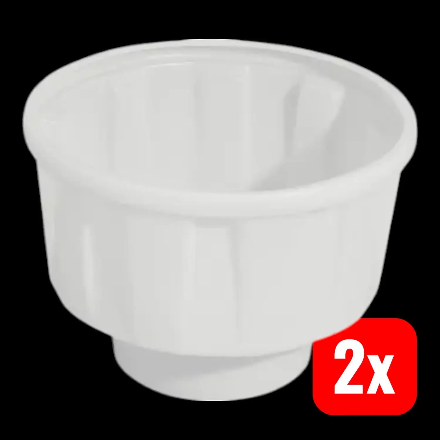 B-Ware Degardo Dekoeinsatz Blumentopfeinsatz Für Dekolampe Rovio Iii Weiß 2 Stück   - 4055661001923