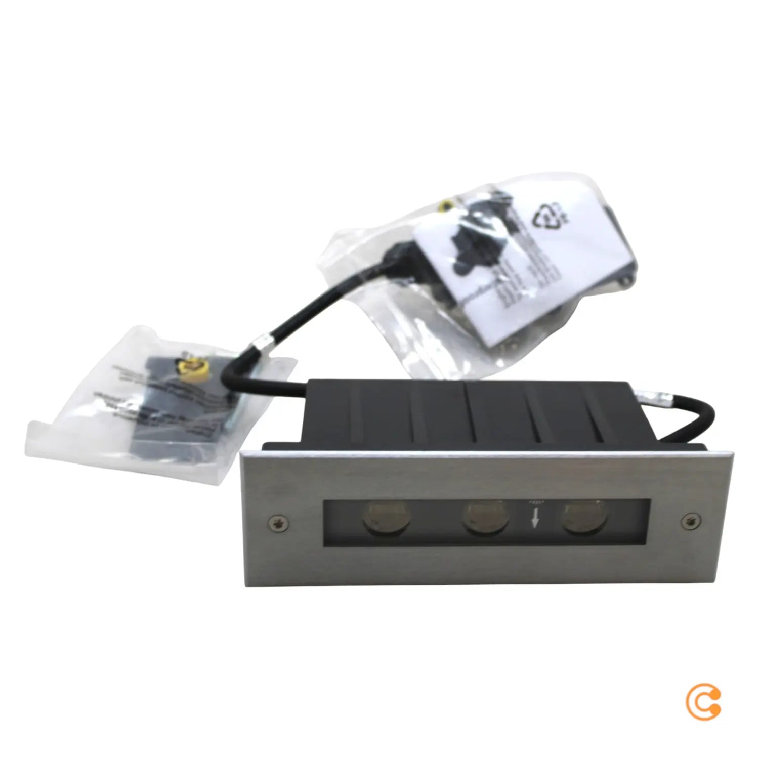 B-Ware Dekolight Bodeneinbauleuchte Strahler Led Line Silber Edelstahl Warmweiß - 4042943134967