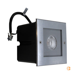 B-Ware Dekolight LED-Bodeneinbauleuchte Strahler Square Außenleuchte Einbaulampe